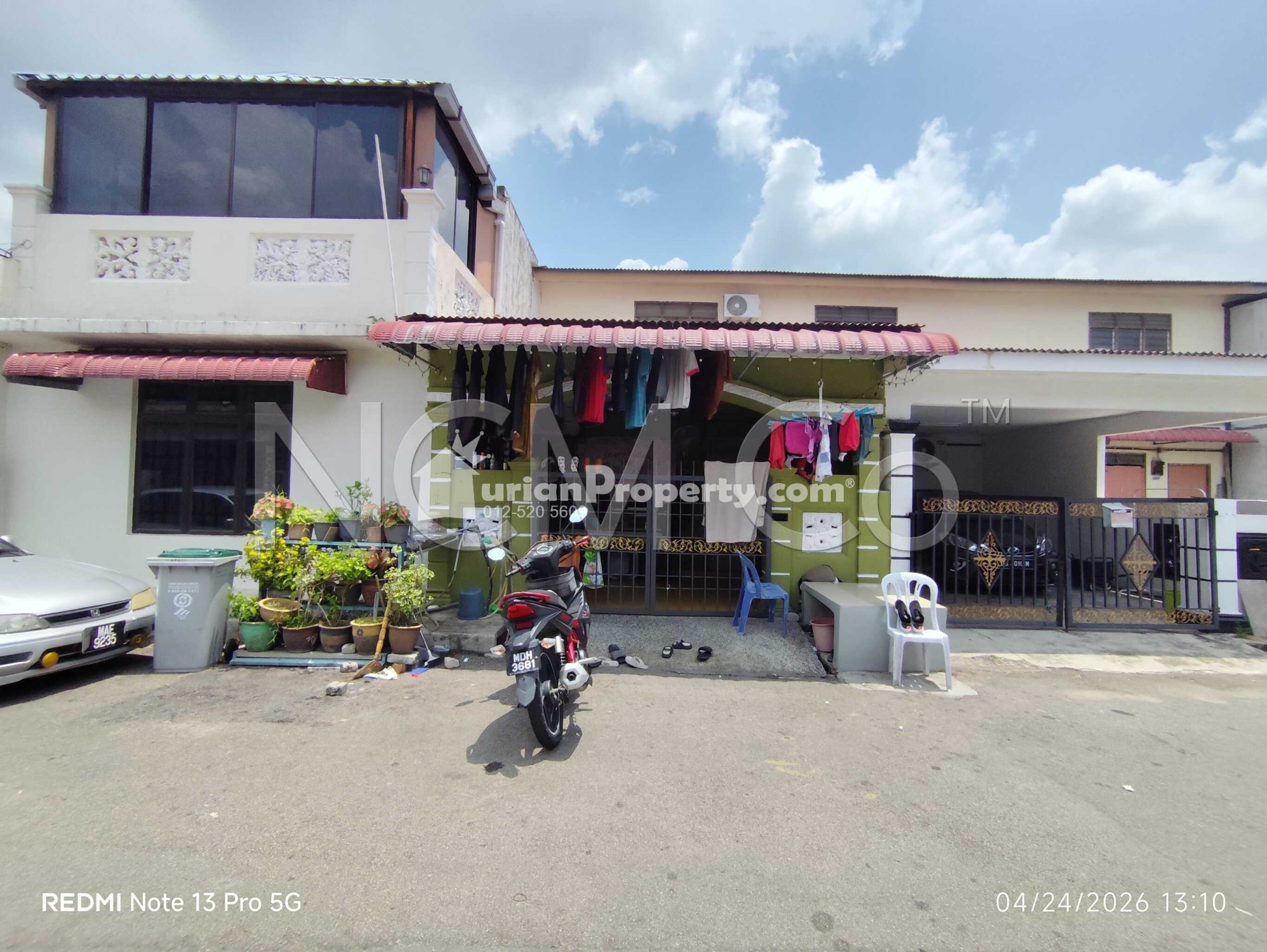 Terrace House For Auction at Taman Krubong Jaya
