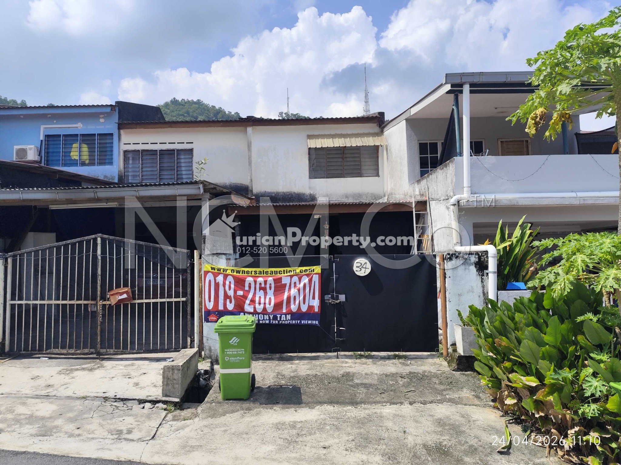 Terrace House For Auction at Taman Orkid Desa