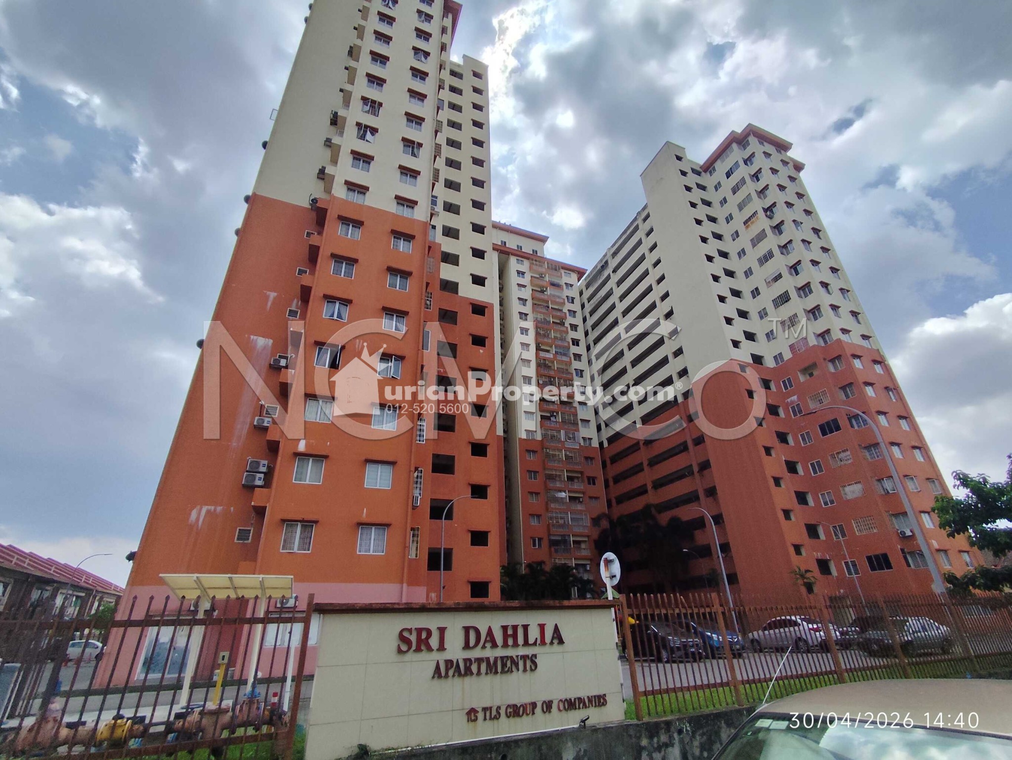 Apartment For Auction at Sri Dahlia Apartment