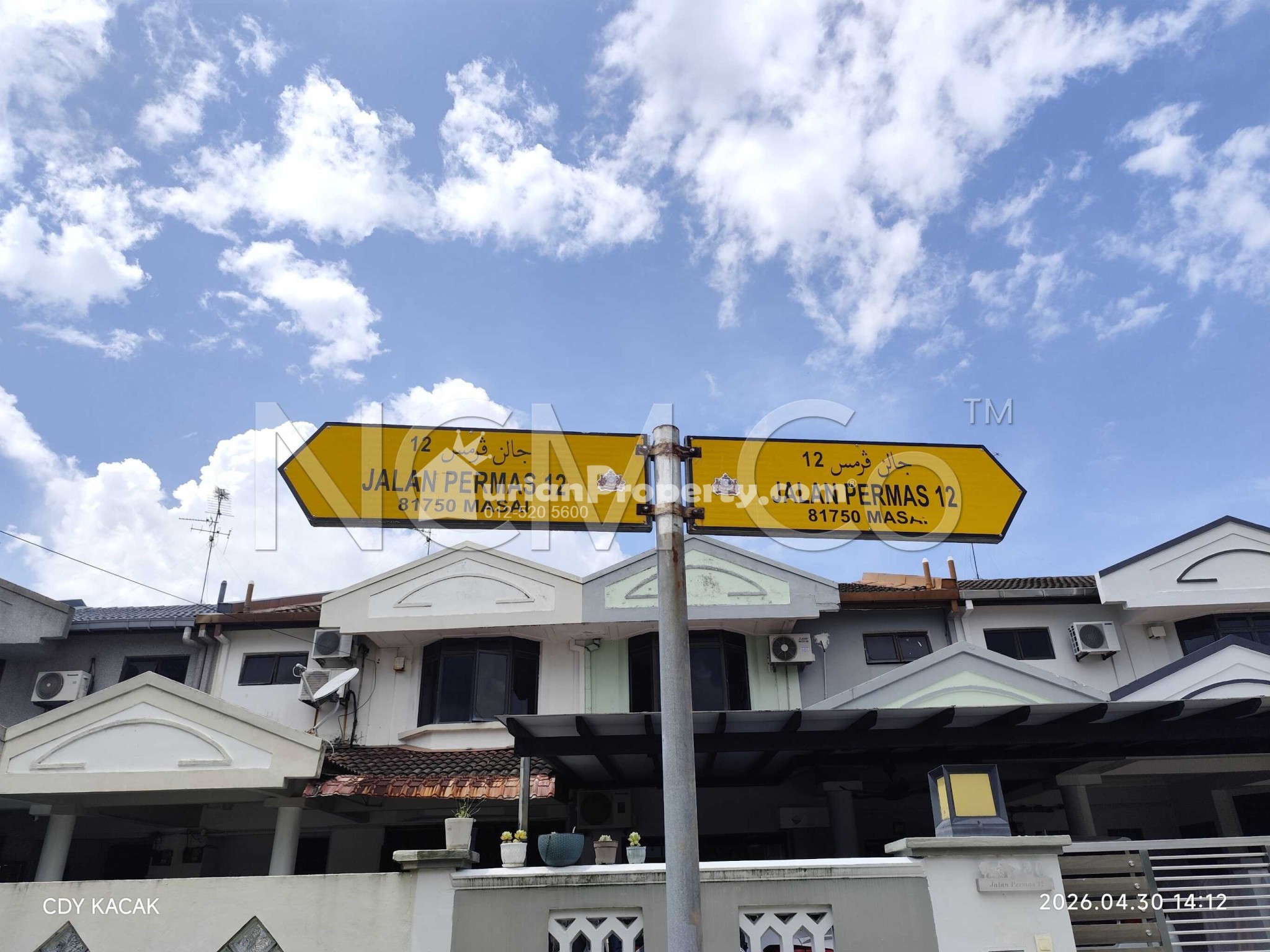 Terrace House For Auction at Permas Jaya
