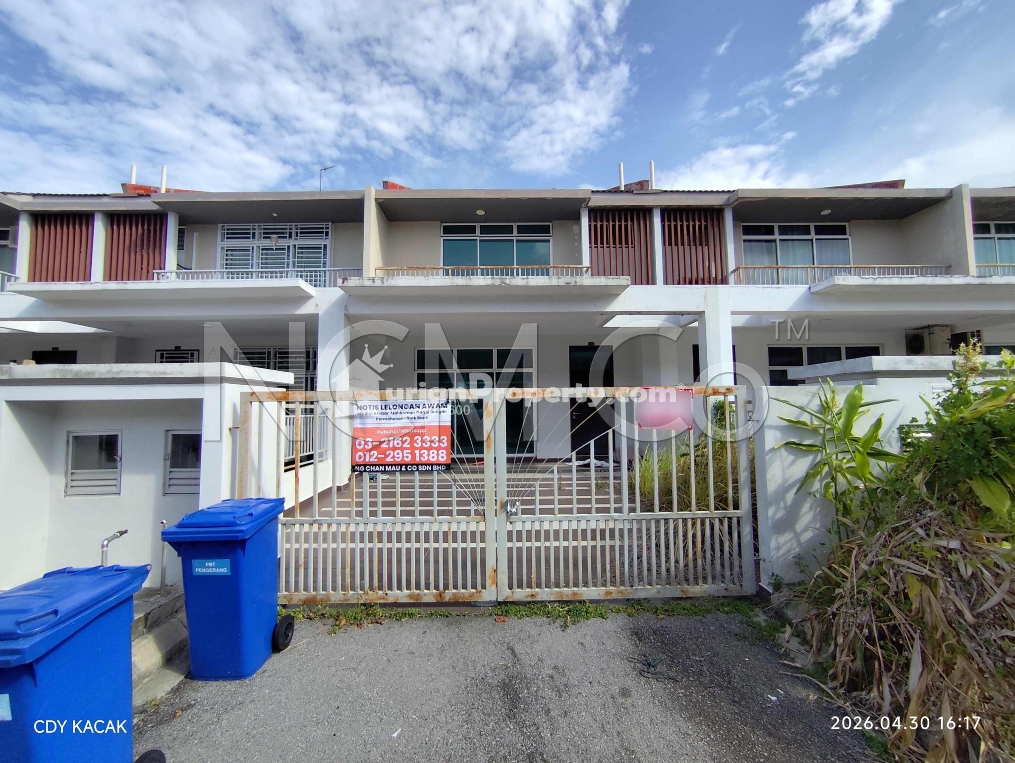 Terrace House For Auction at Taman Sri Penawar
