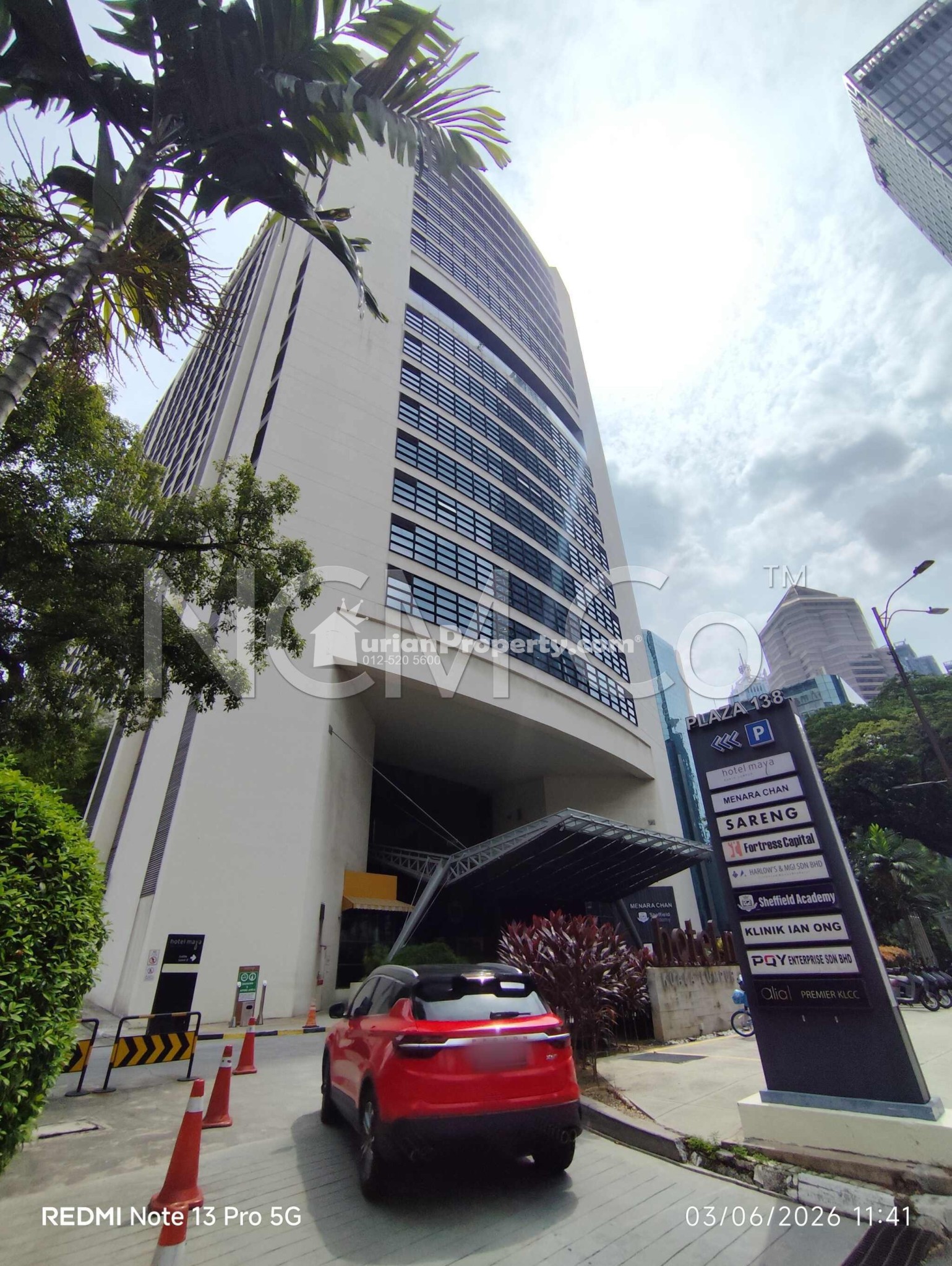 Office For Auction at Plaza 138
