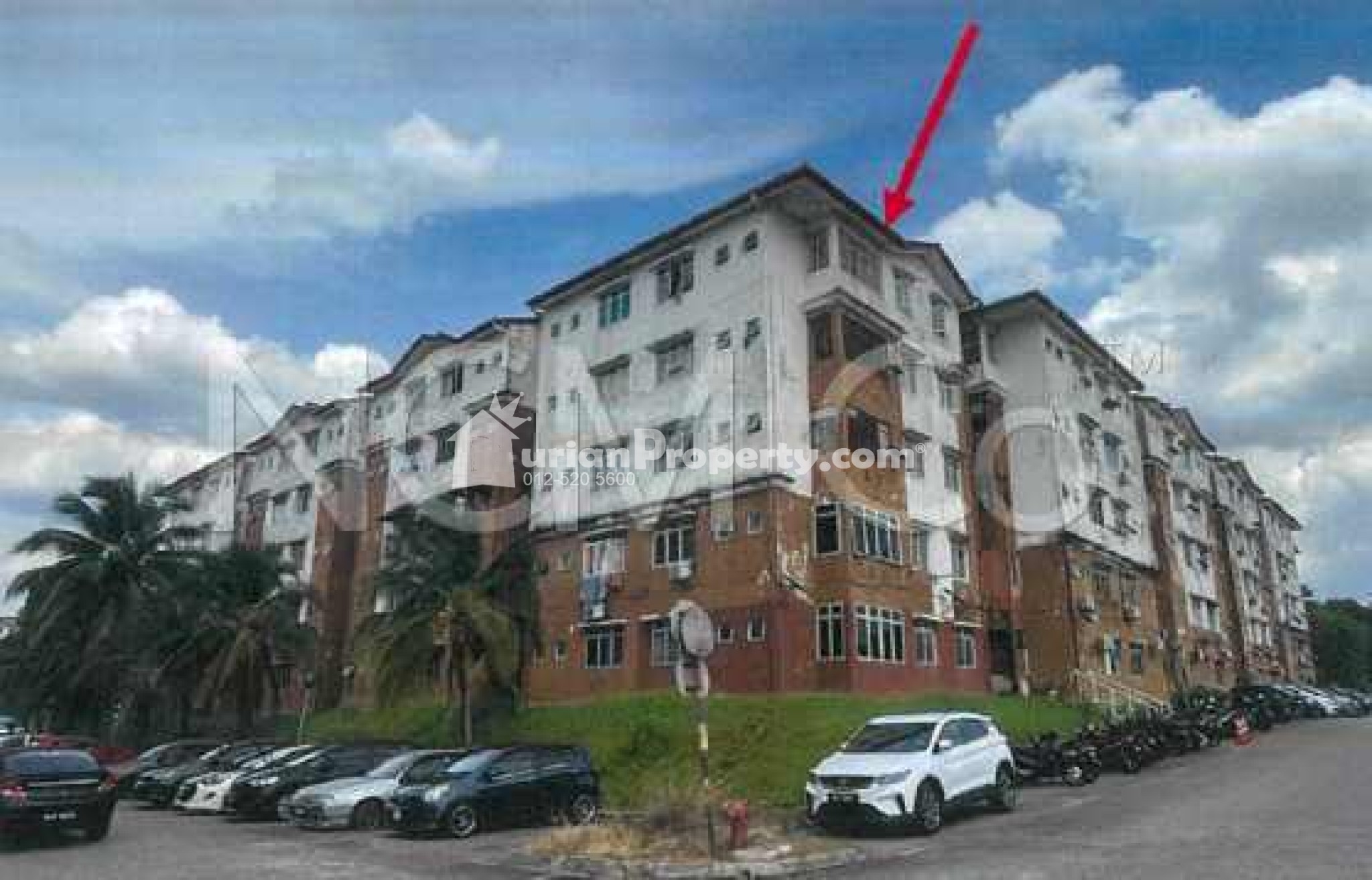 Apartment For Auction at Pangsapuri Seri Mawar
