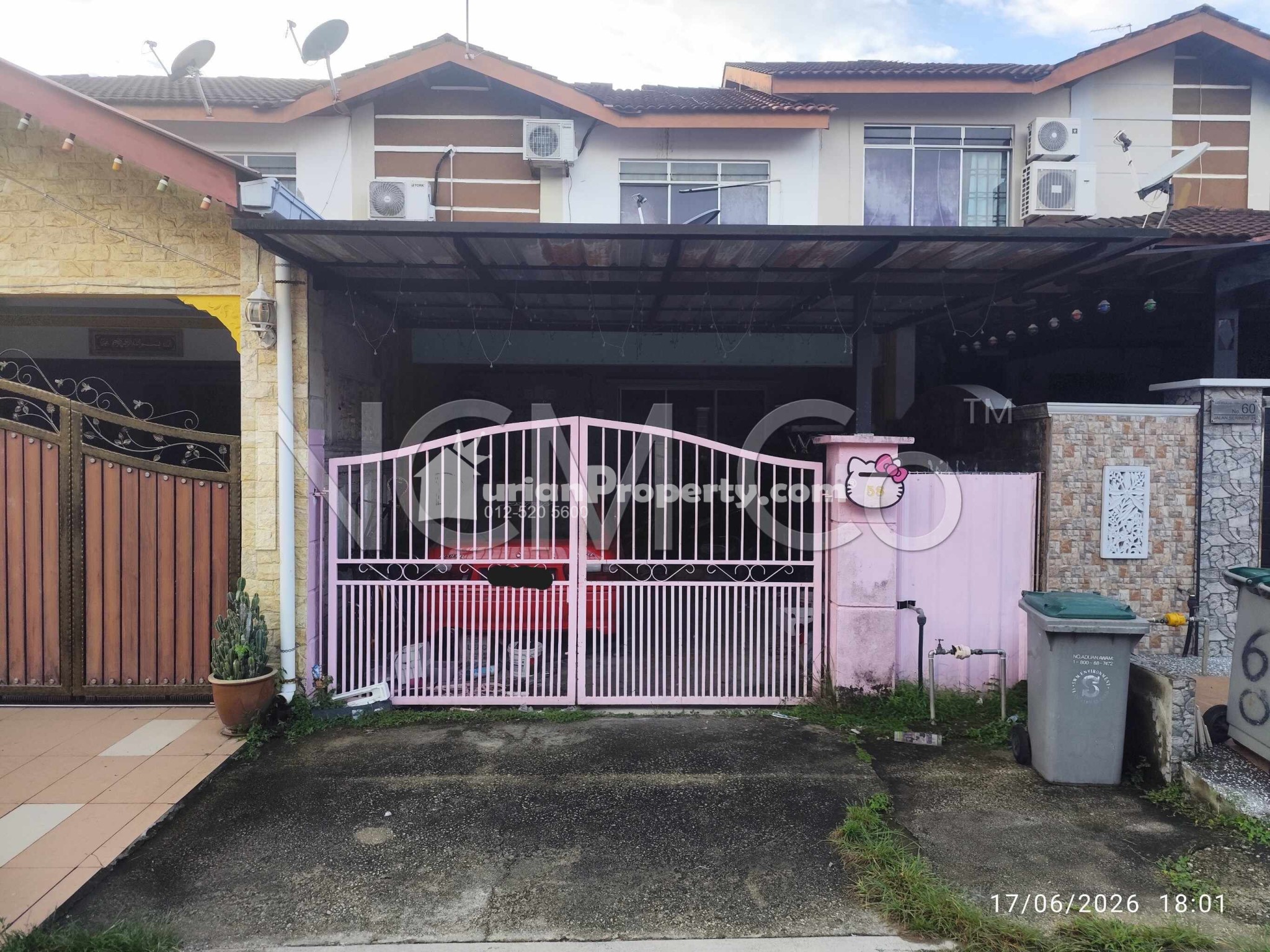 Terrace House For Auction at Taman Scientex