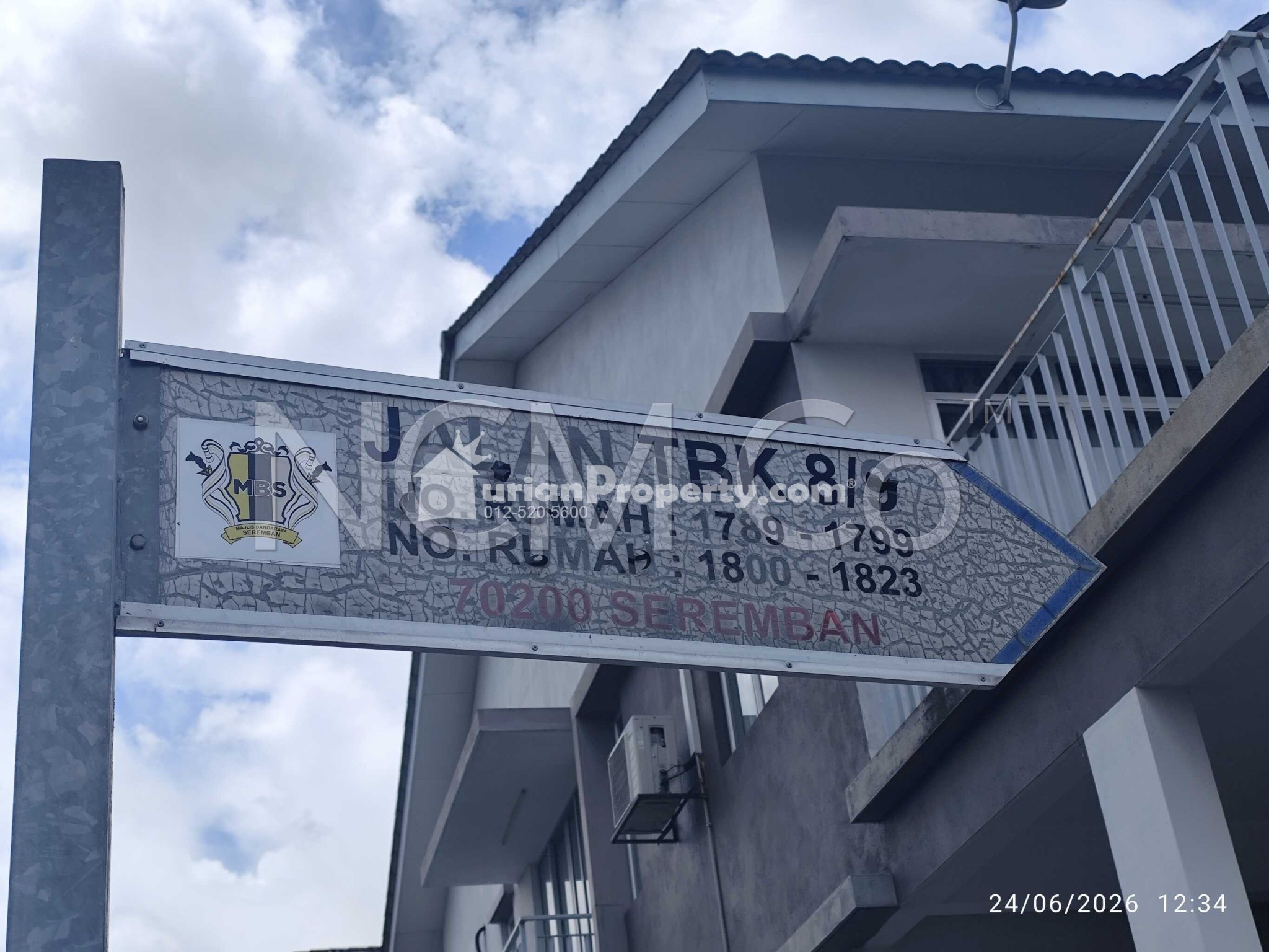 Terrace House For Auction at Taman Bukit Kepayang