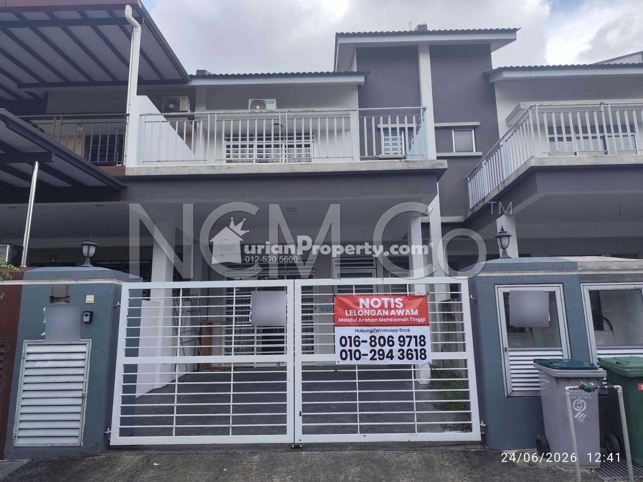 Terrace House For Auction at Taman Bukit Kepayang