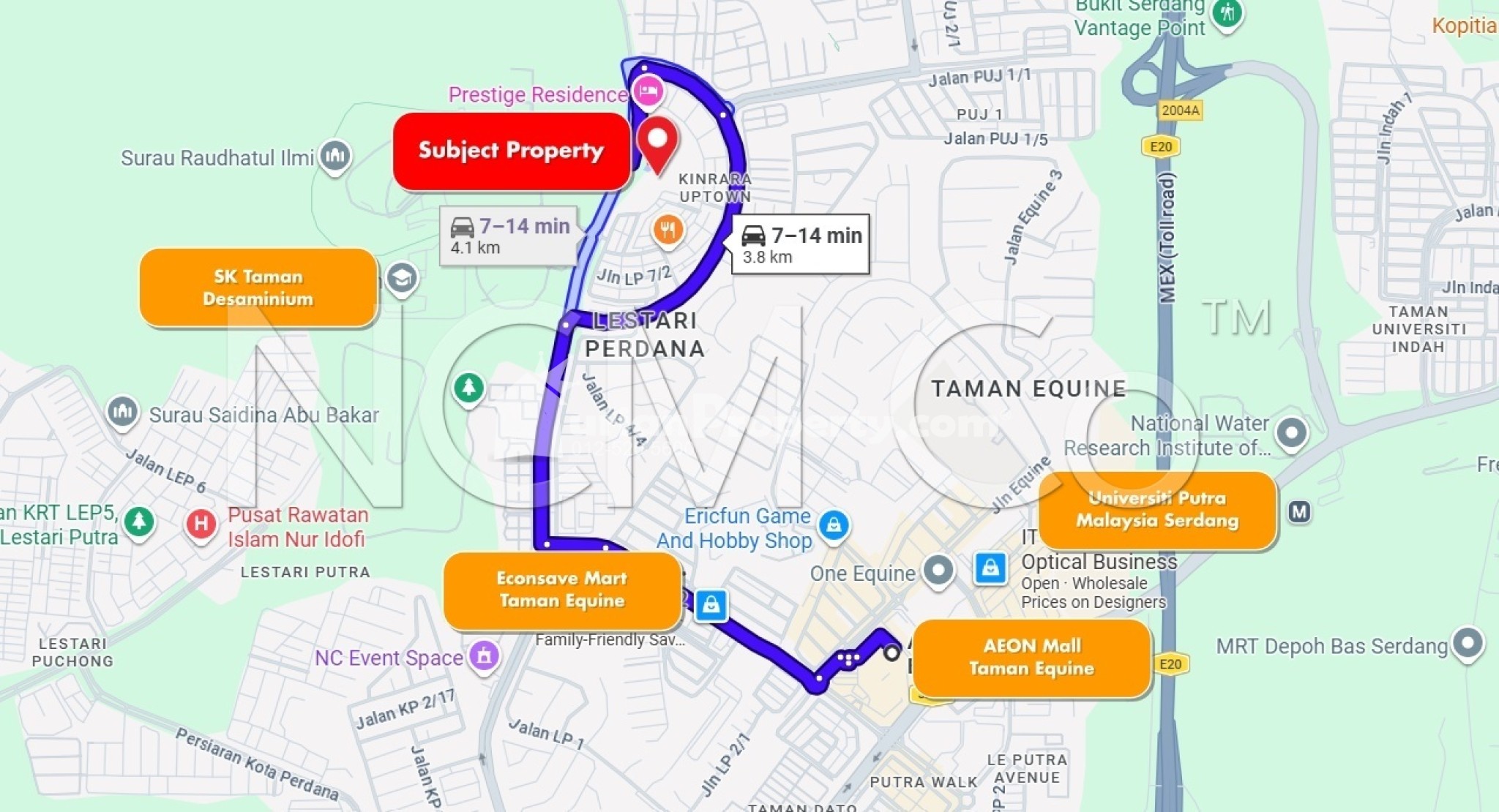 Serviced Residence For Auction at Prestige Residence