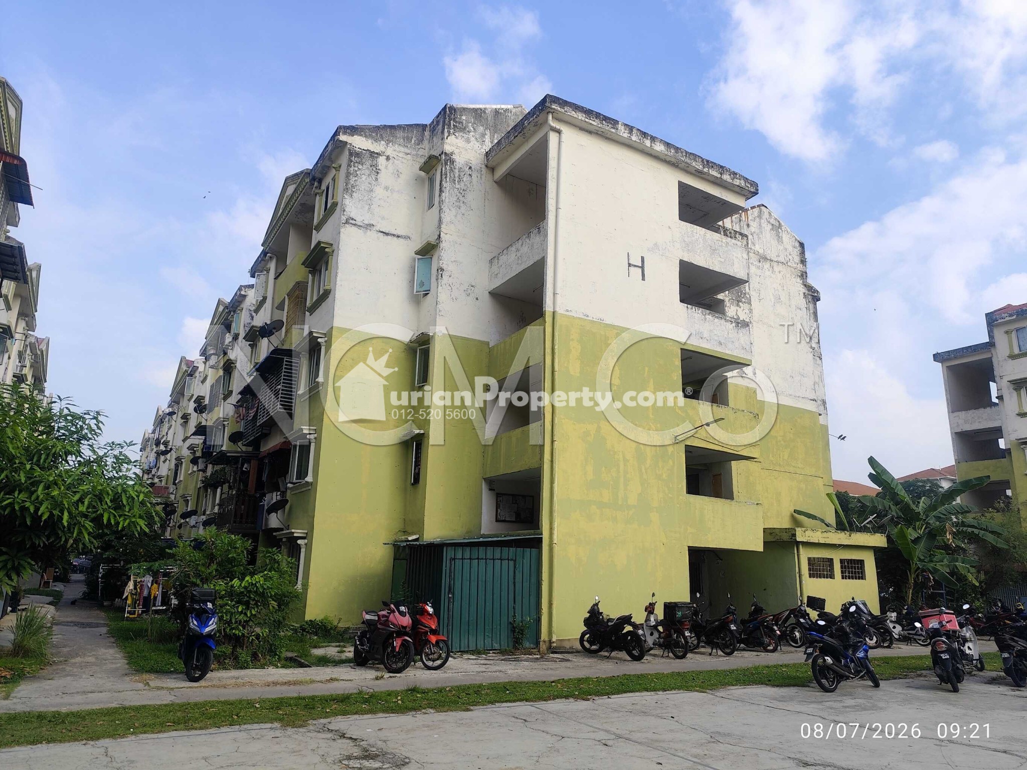 Flat For Auction at Apartment Permata (Bandar Perda)
