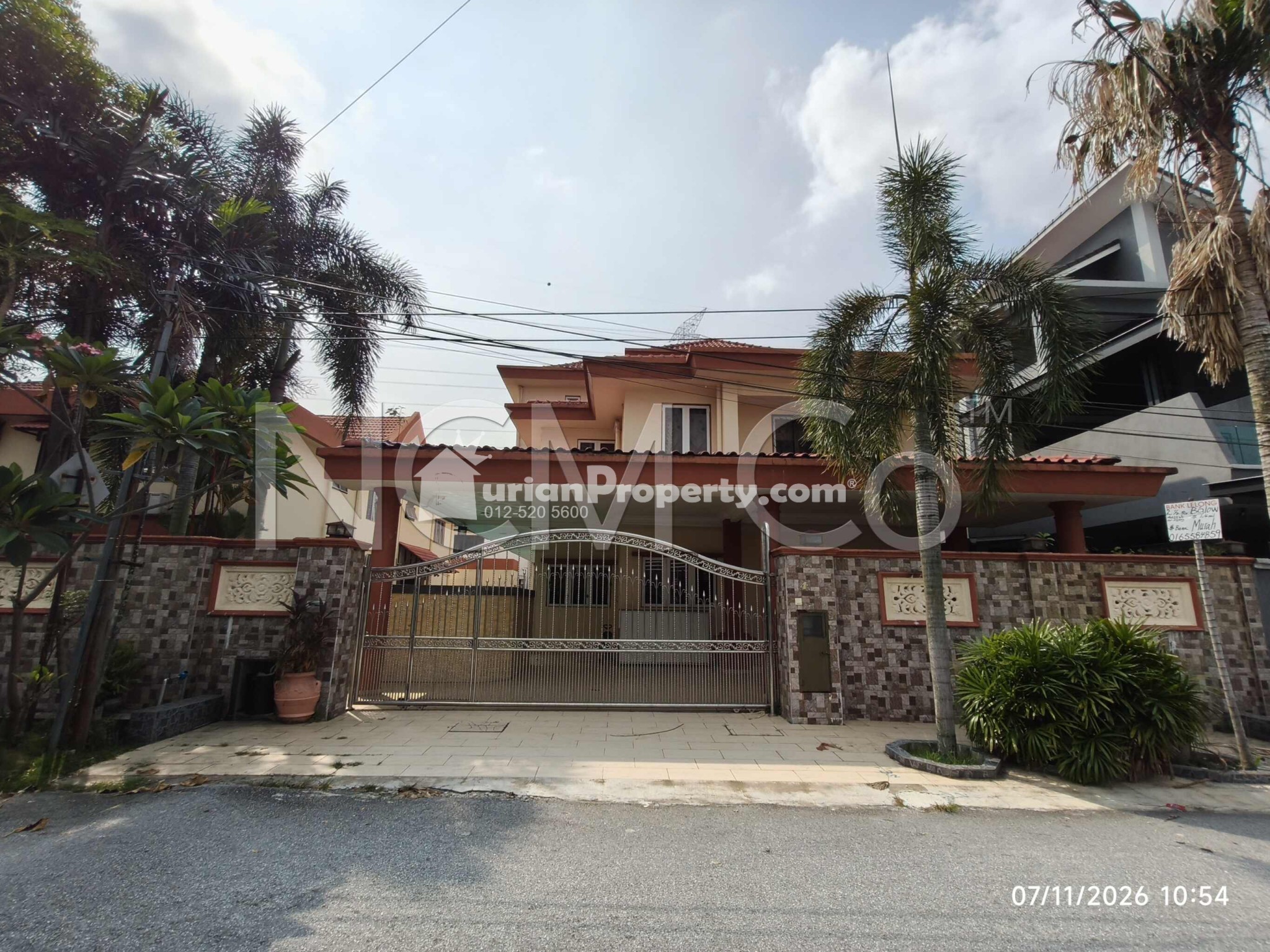 Bungalow House For Auction at Taman Keramat