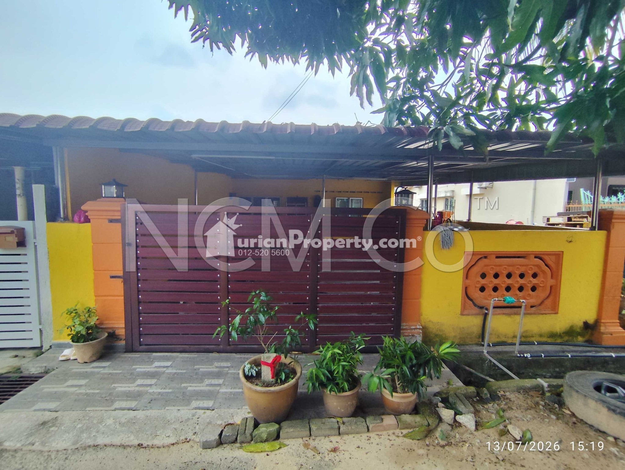 Terrace House For Auction at Taman Bunga Raya