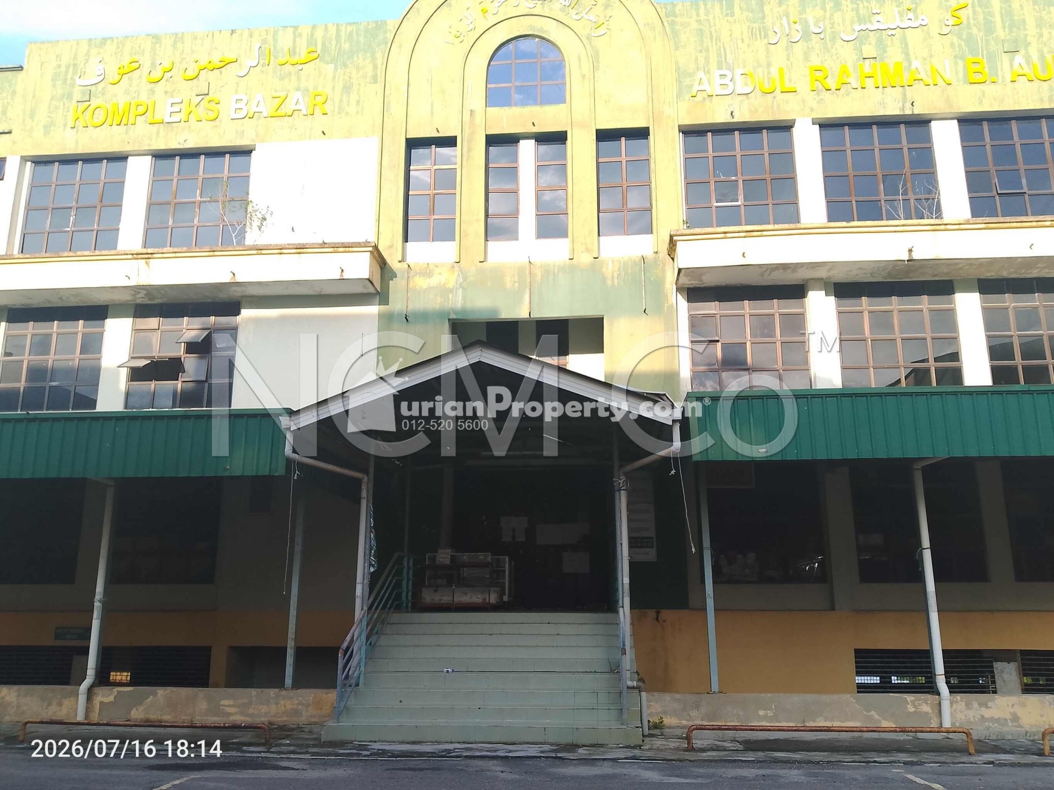 Shop For Auction at Kompleks Bazar Abdul Rahman Bin. Auf