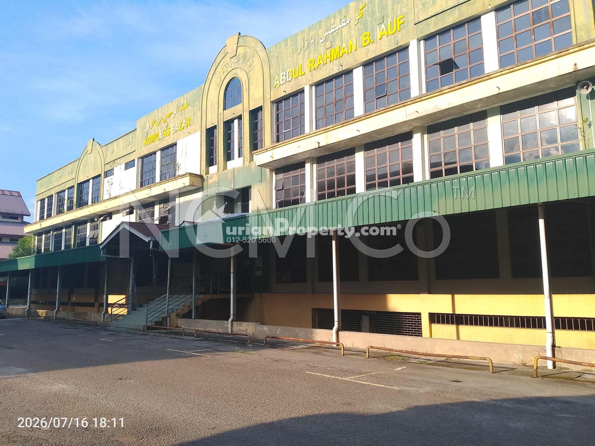 Shop For Auction at Kompleks Bazar Abdul Rahman Bin. Auf