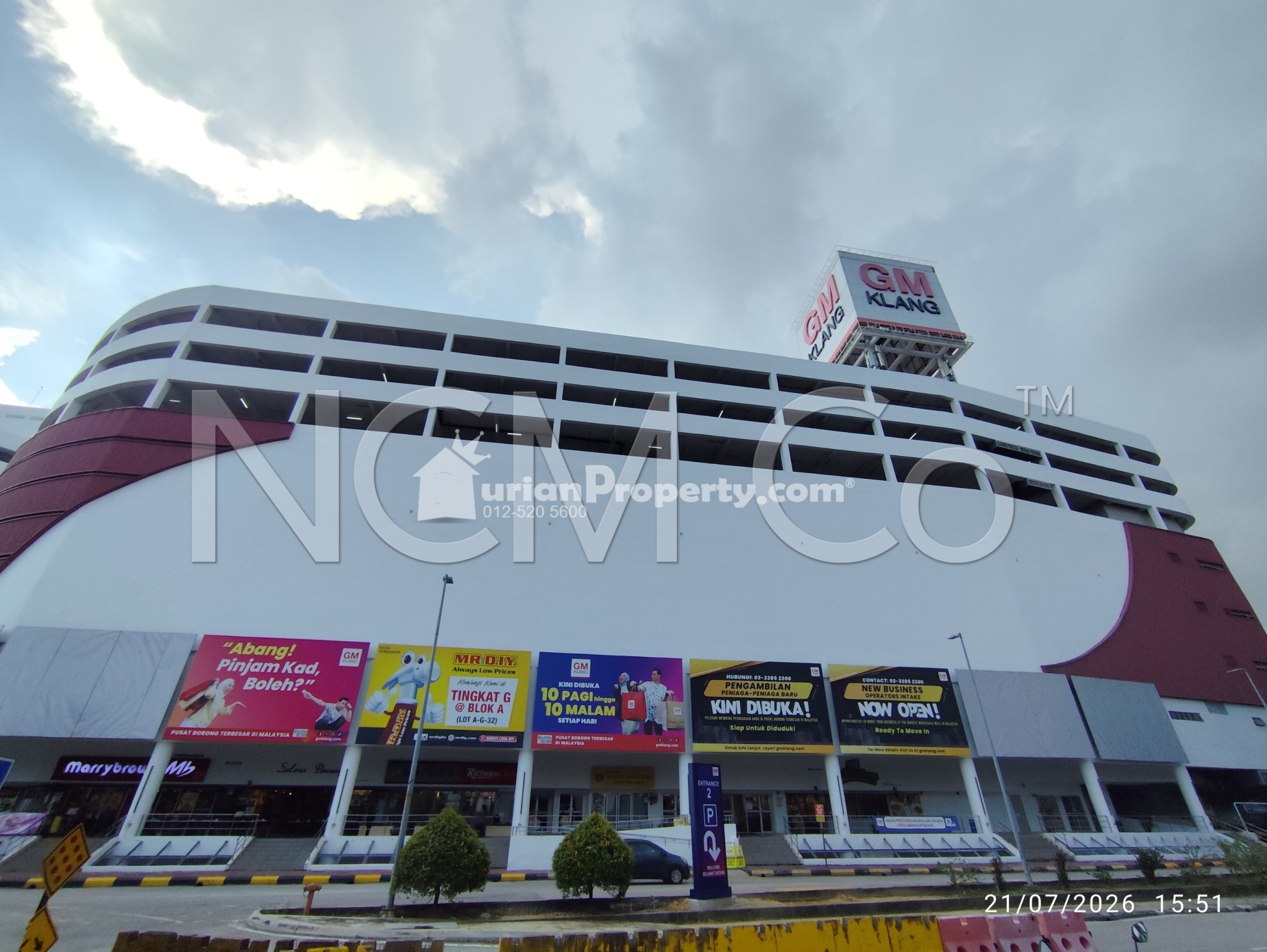 Retail Space For Auction at GM Klang Wholesale City