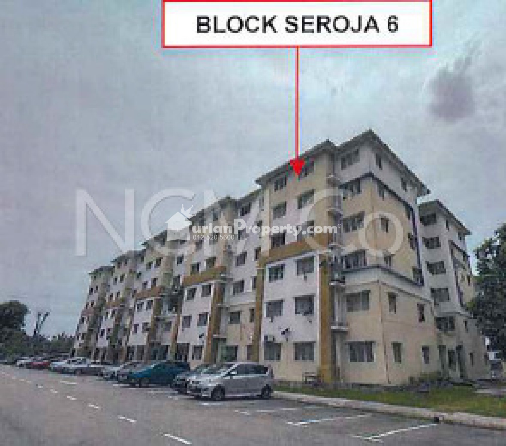 Apartment For Auction at Pangsapuri Seroja