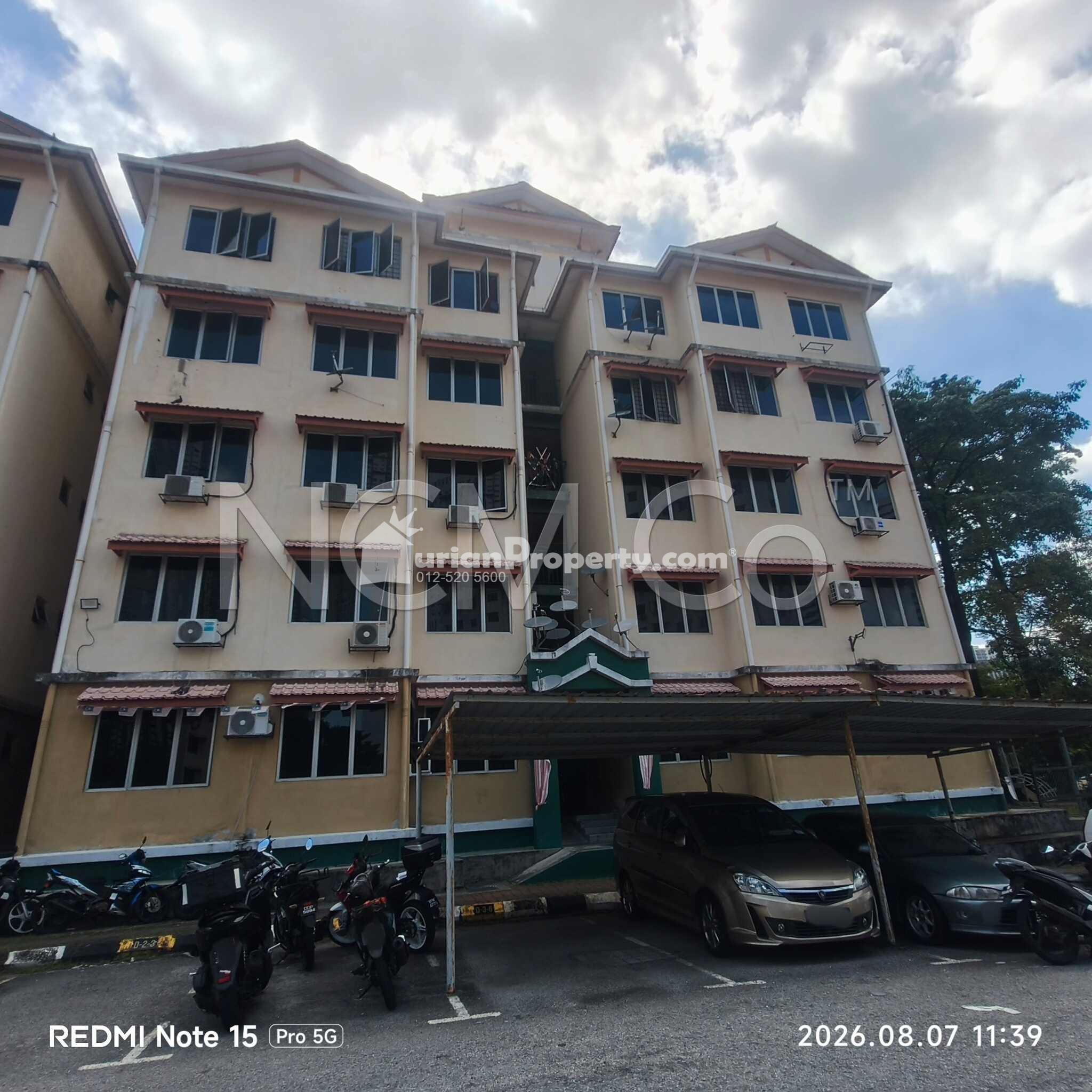 Flat For Auction at Pangsapuri Taman LTAT