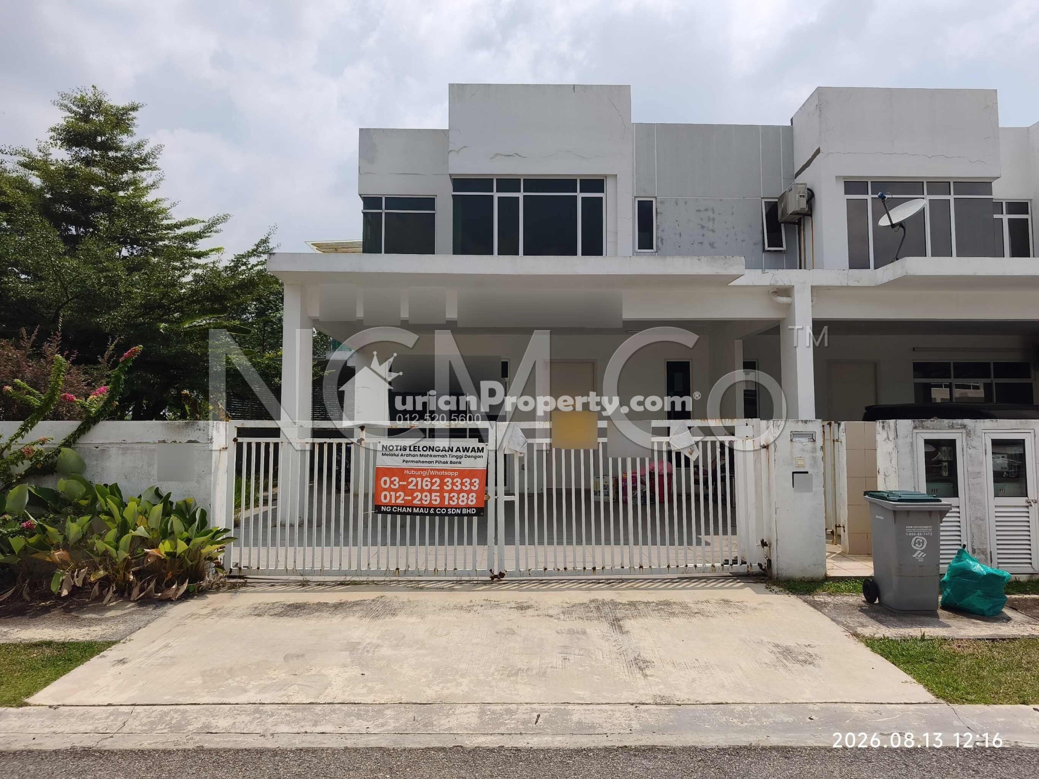 Terrace House For Auction at Residensi SIGC