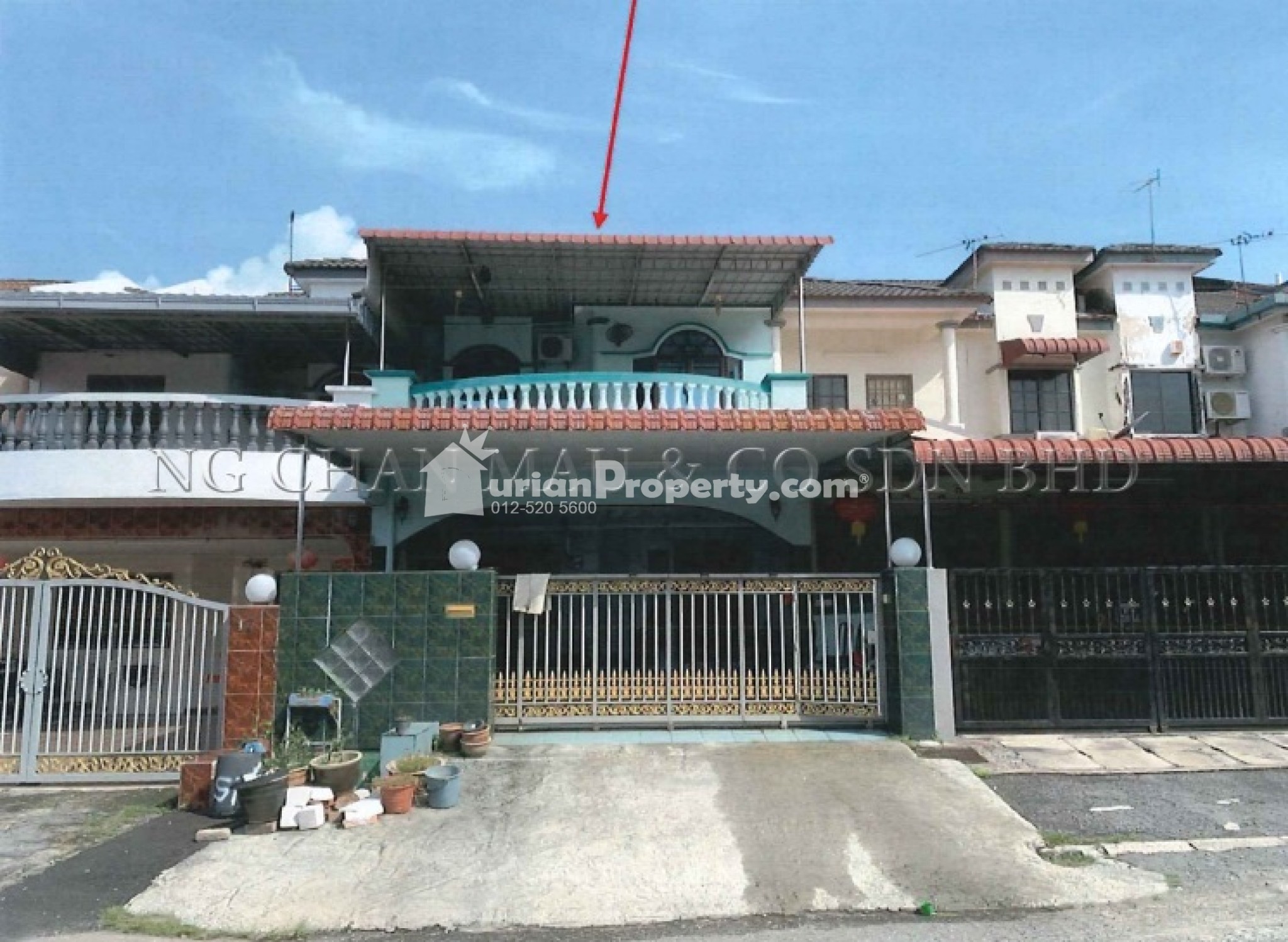 Terrace House For Auction at Taman Menglembu Berlian