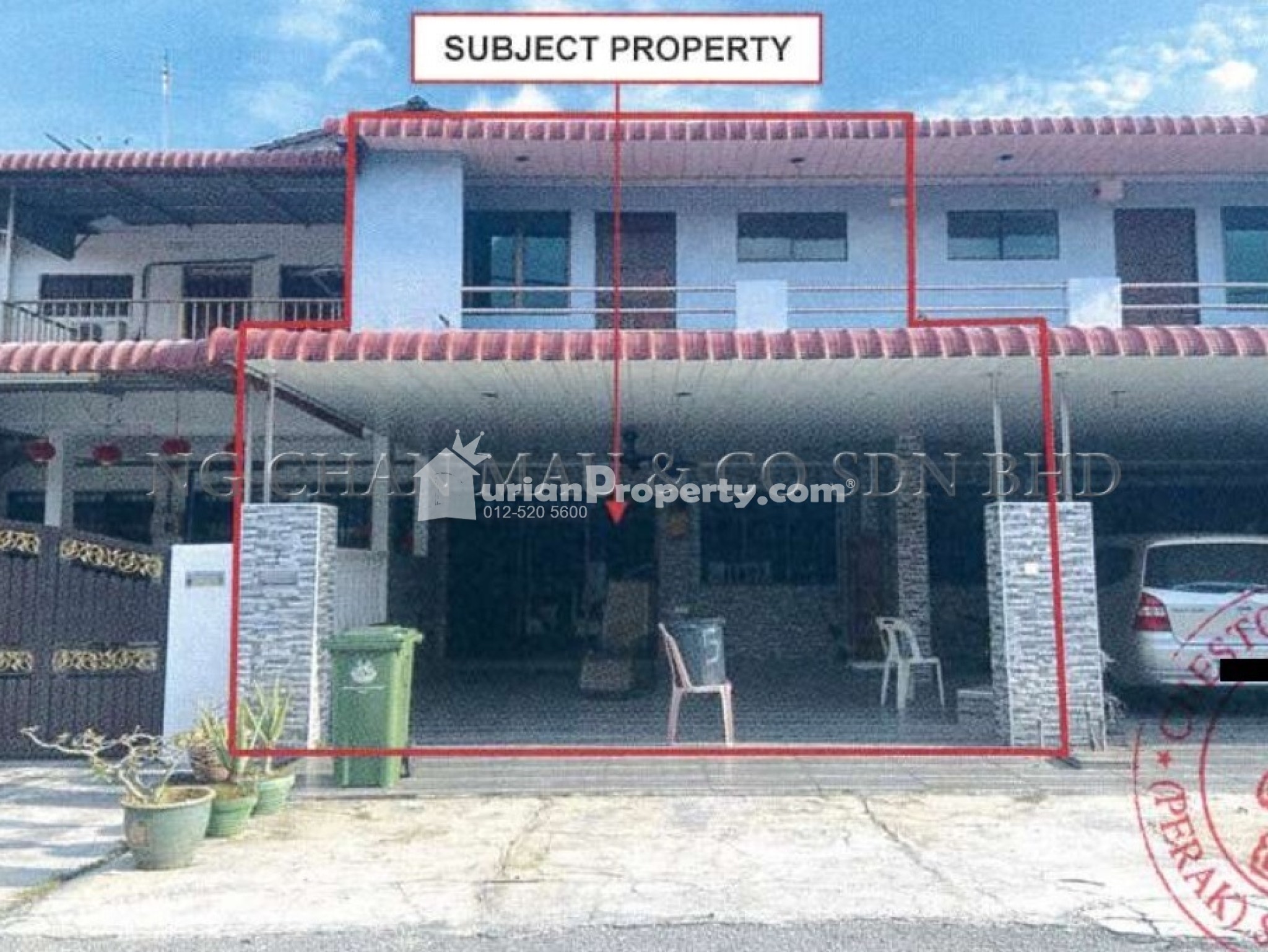 Terrace House For Auction at Bandar Baru Menglembu