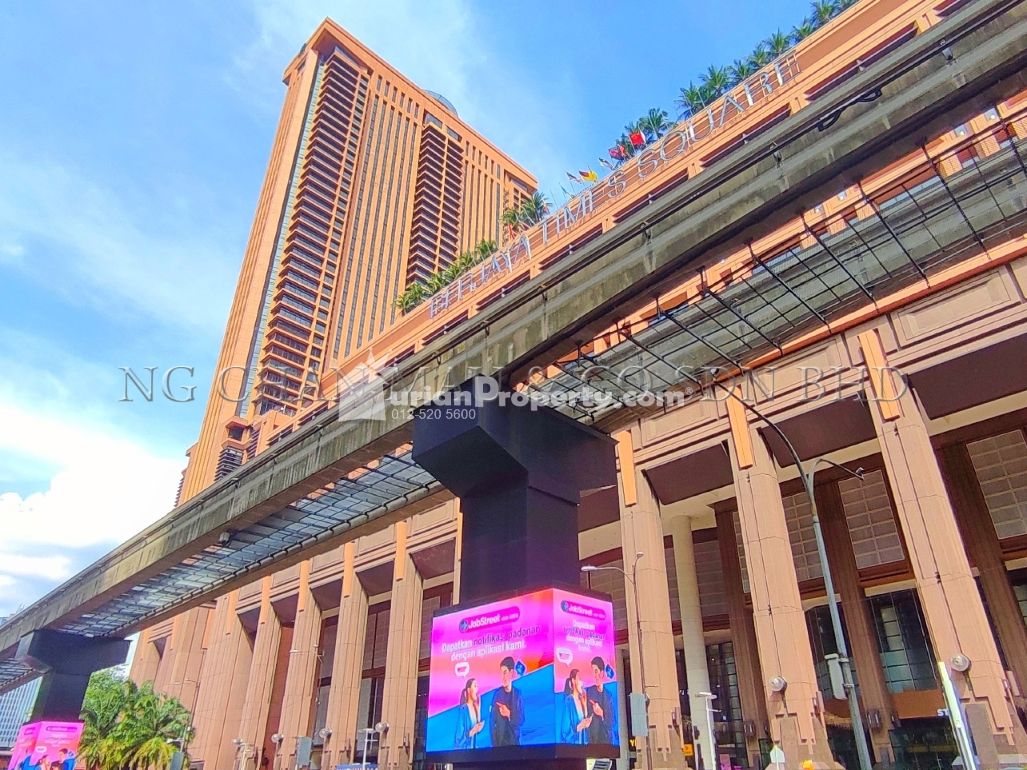 Retail Space For Auction at Berjaya Times Square