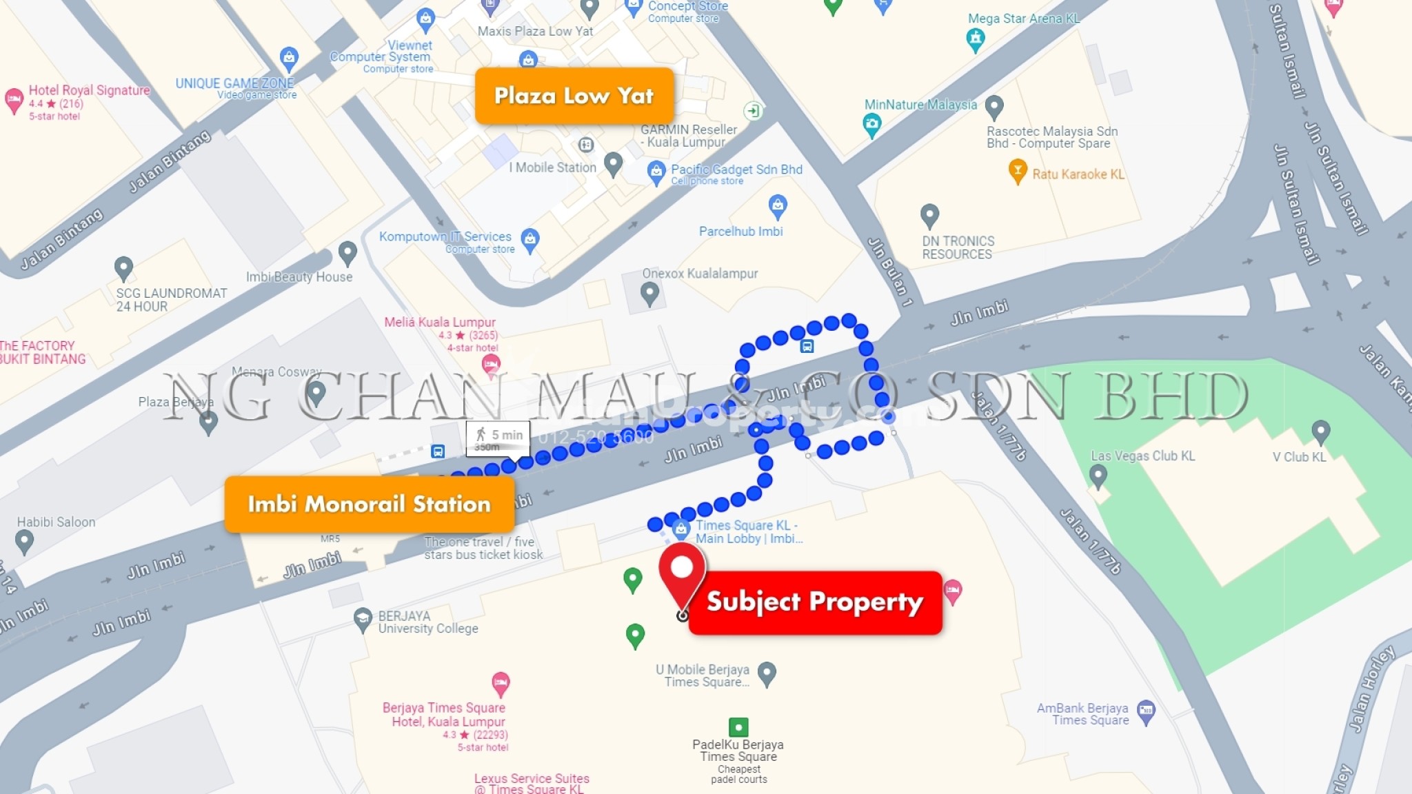 Retail Space For Auction at Berjaya Times Square