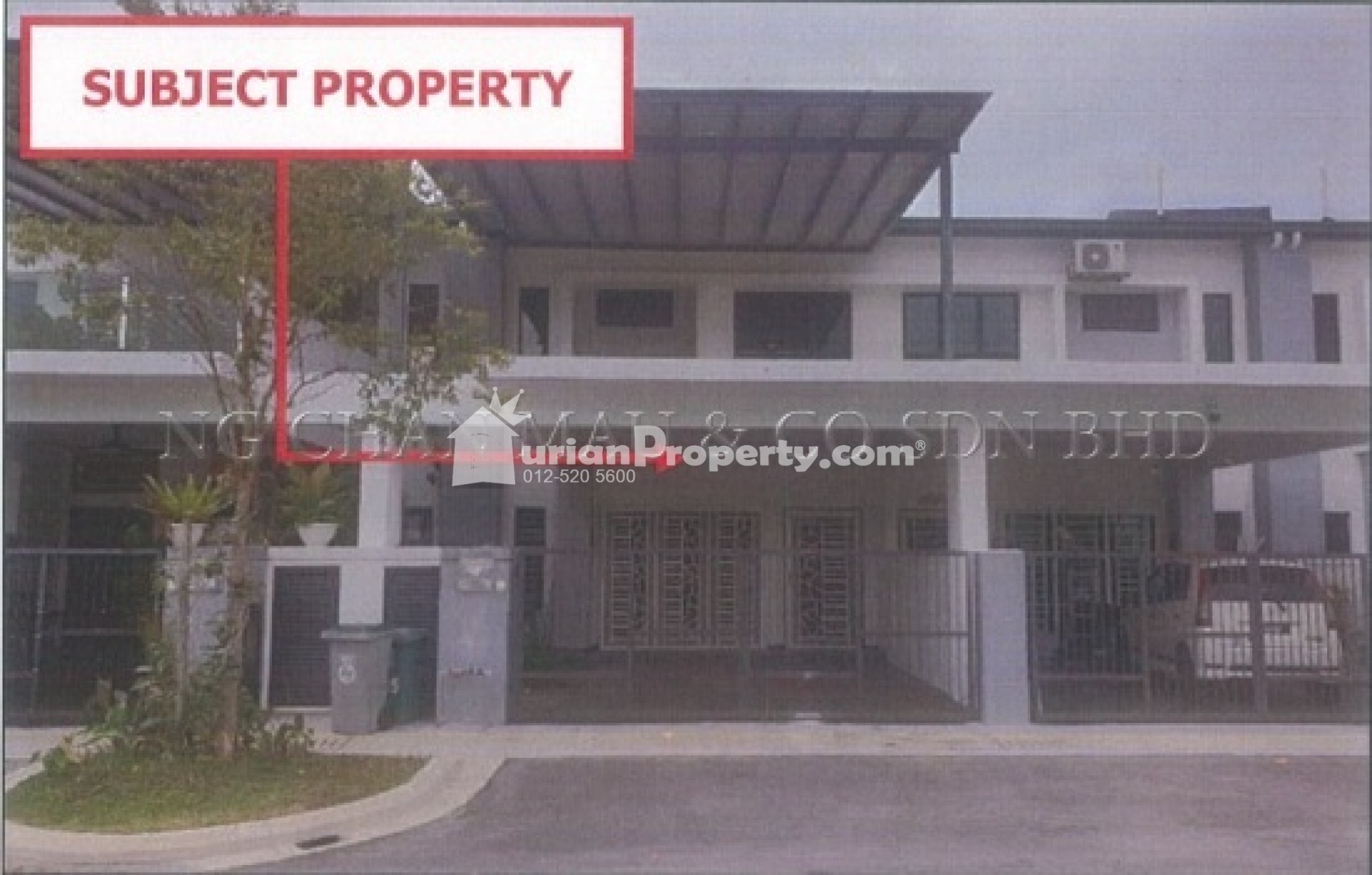 Terrace House For Auction at Taman Tasik Senangin