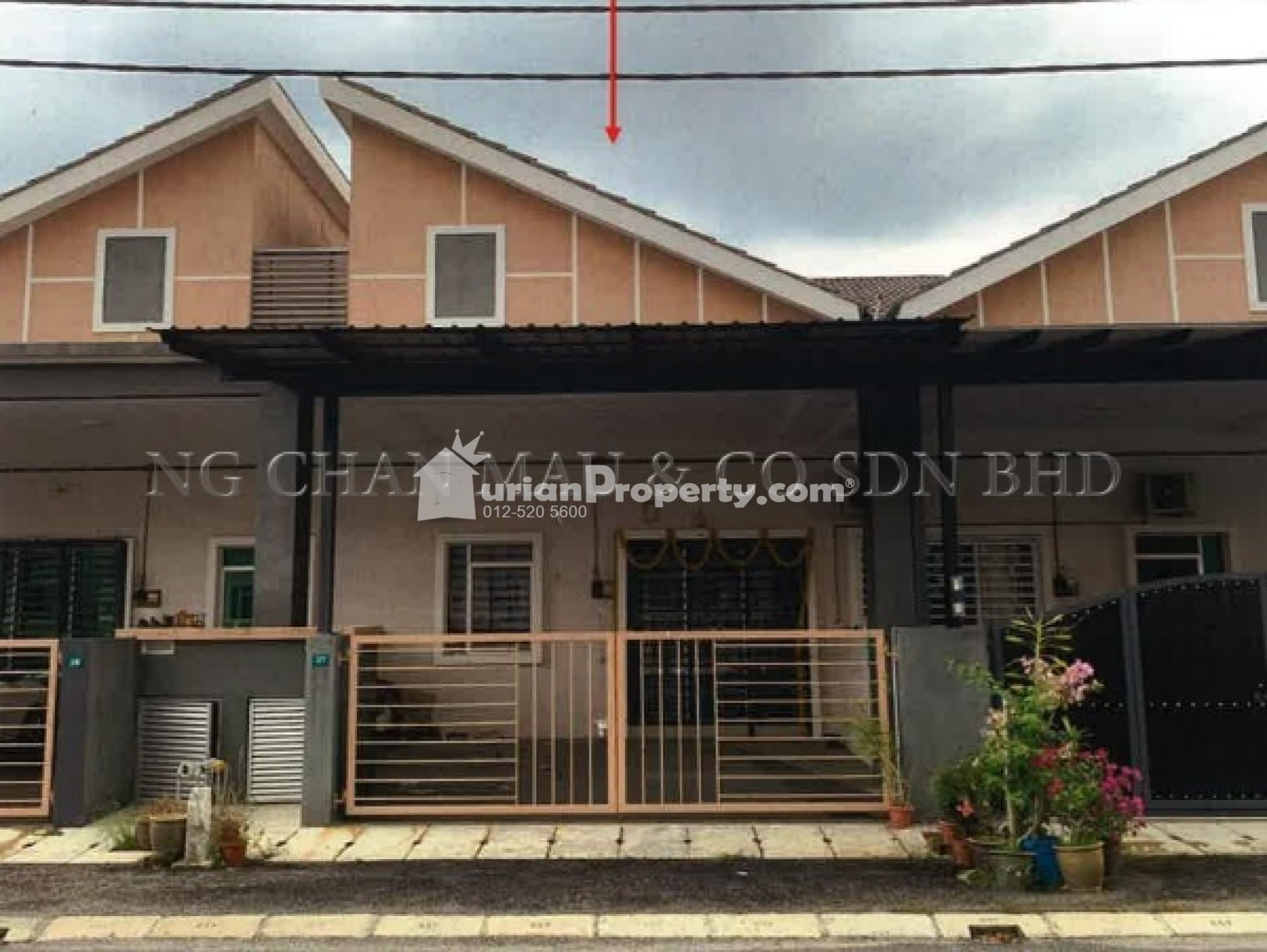 Terrace House For Auction at Taman Kinding Flora