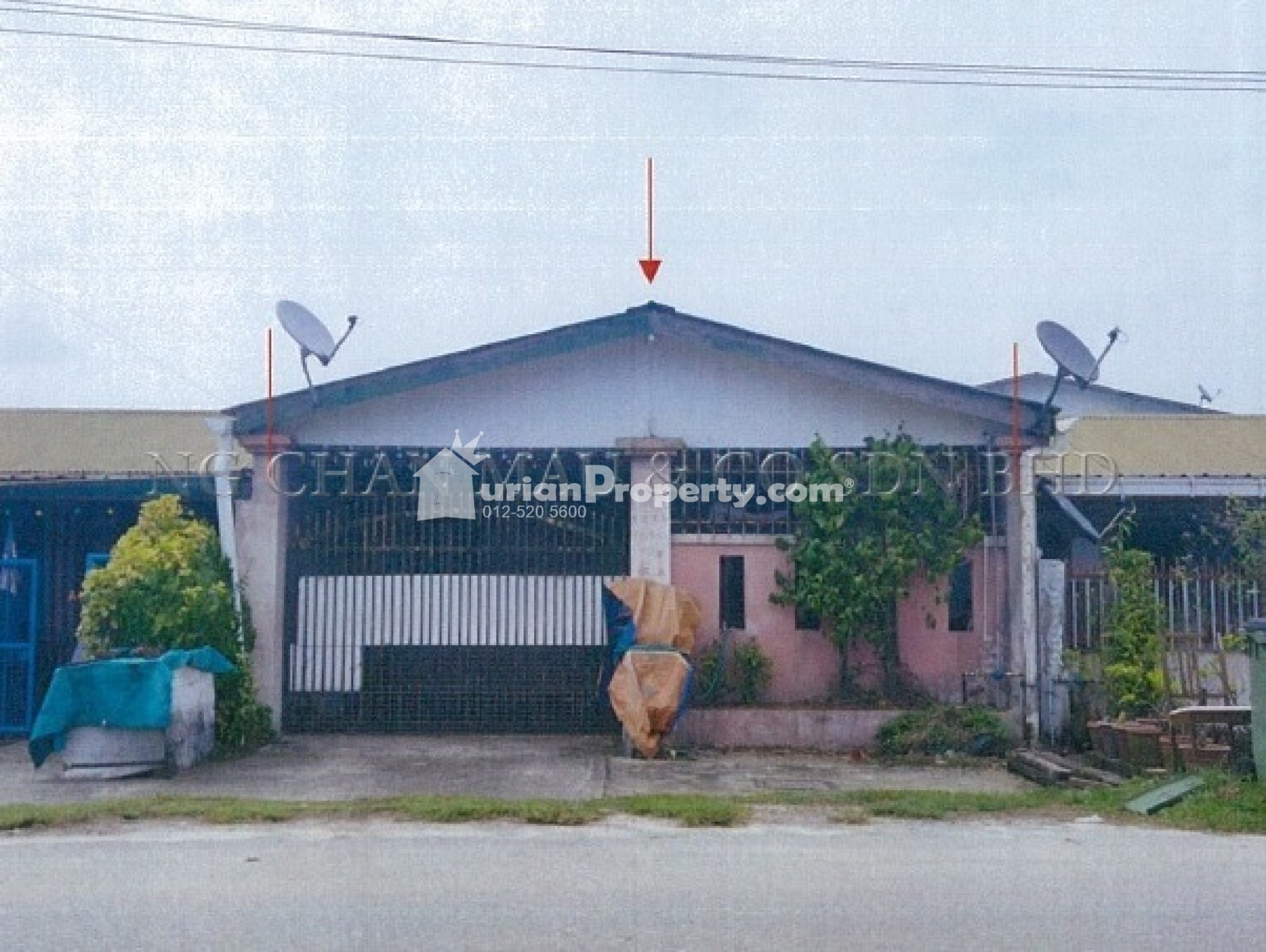 Terrace House For Auction at Bintulu