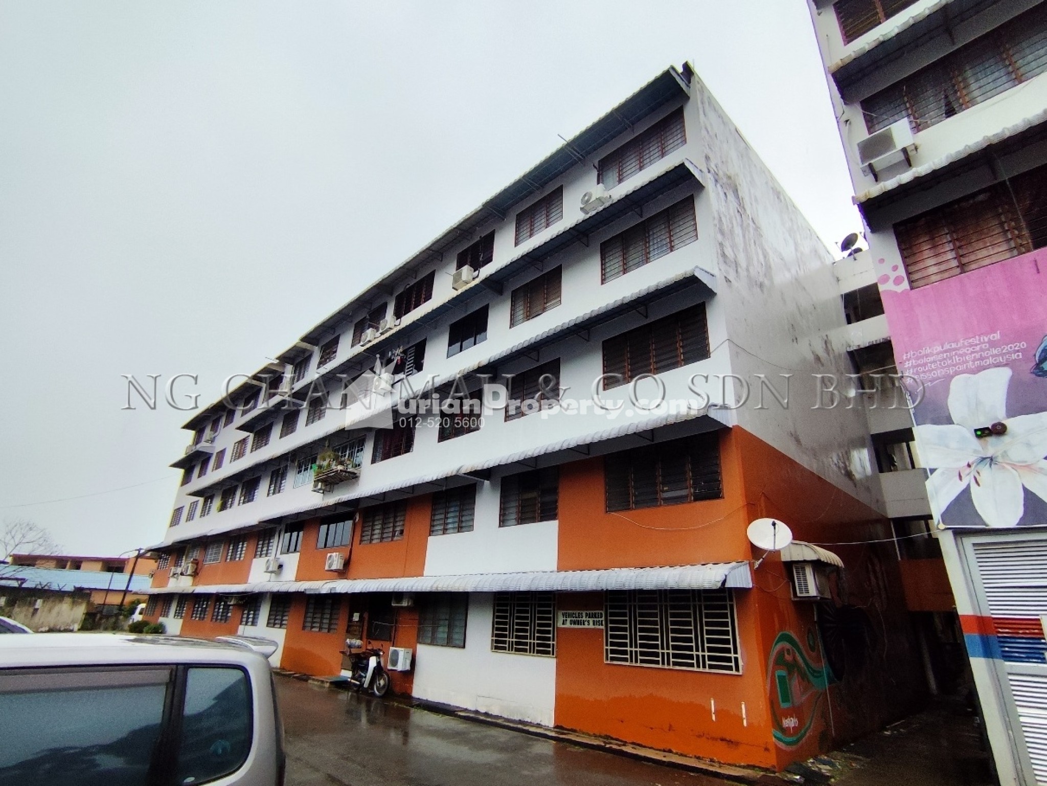 Flat For Auction at Taman Balik Pulau