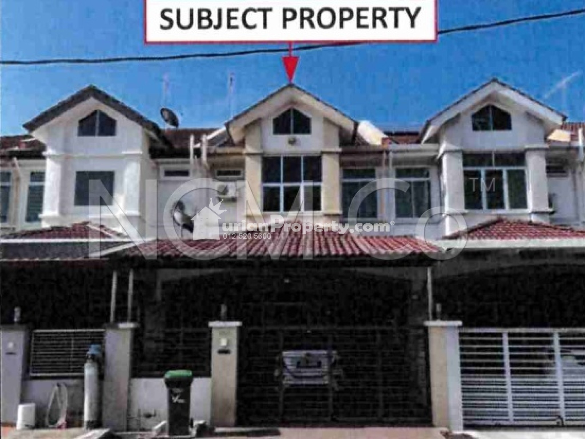 Terrace House For Auction at Taman Saga