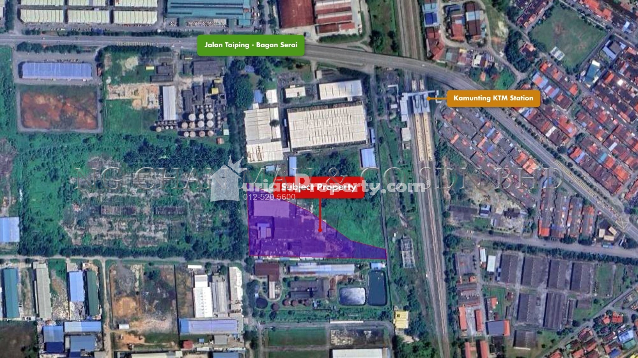 Detached Factory For Auction at Kamunting
