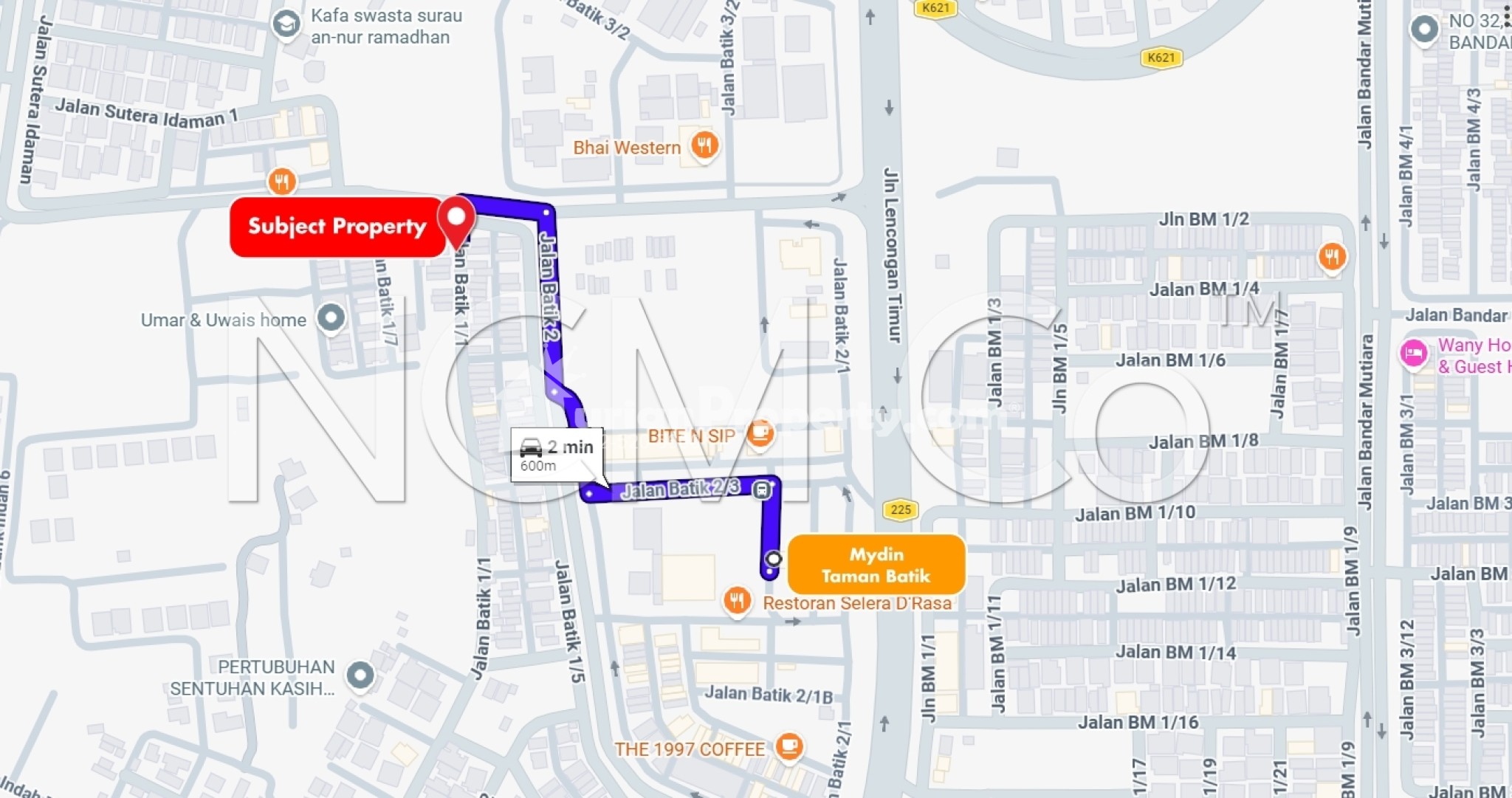 Terrace House For Auction at Taman Batik