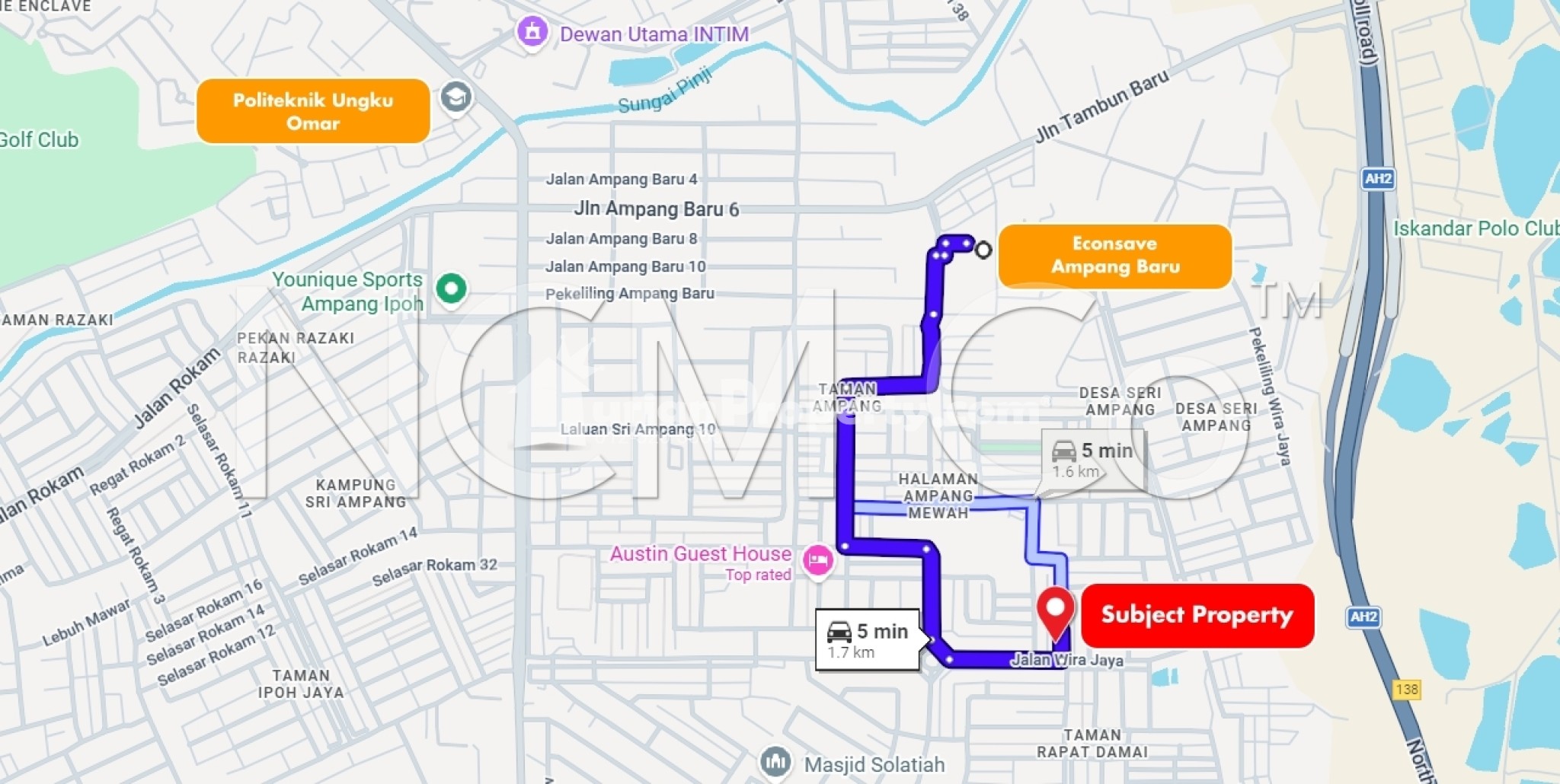 Terrace House For Auction at Gunung Rapat