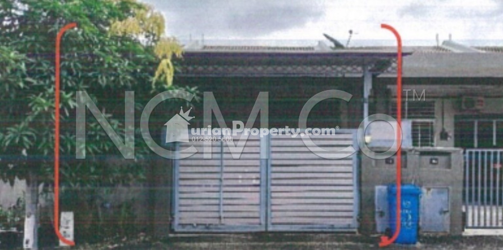 Terrace House For Auction at Kampong Jalan Kebun