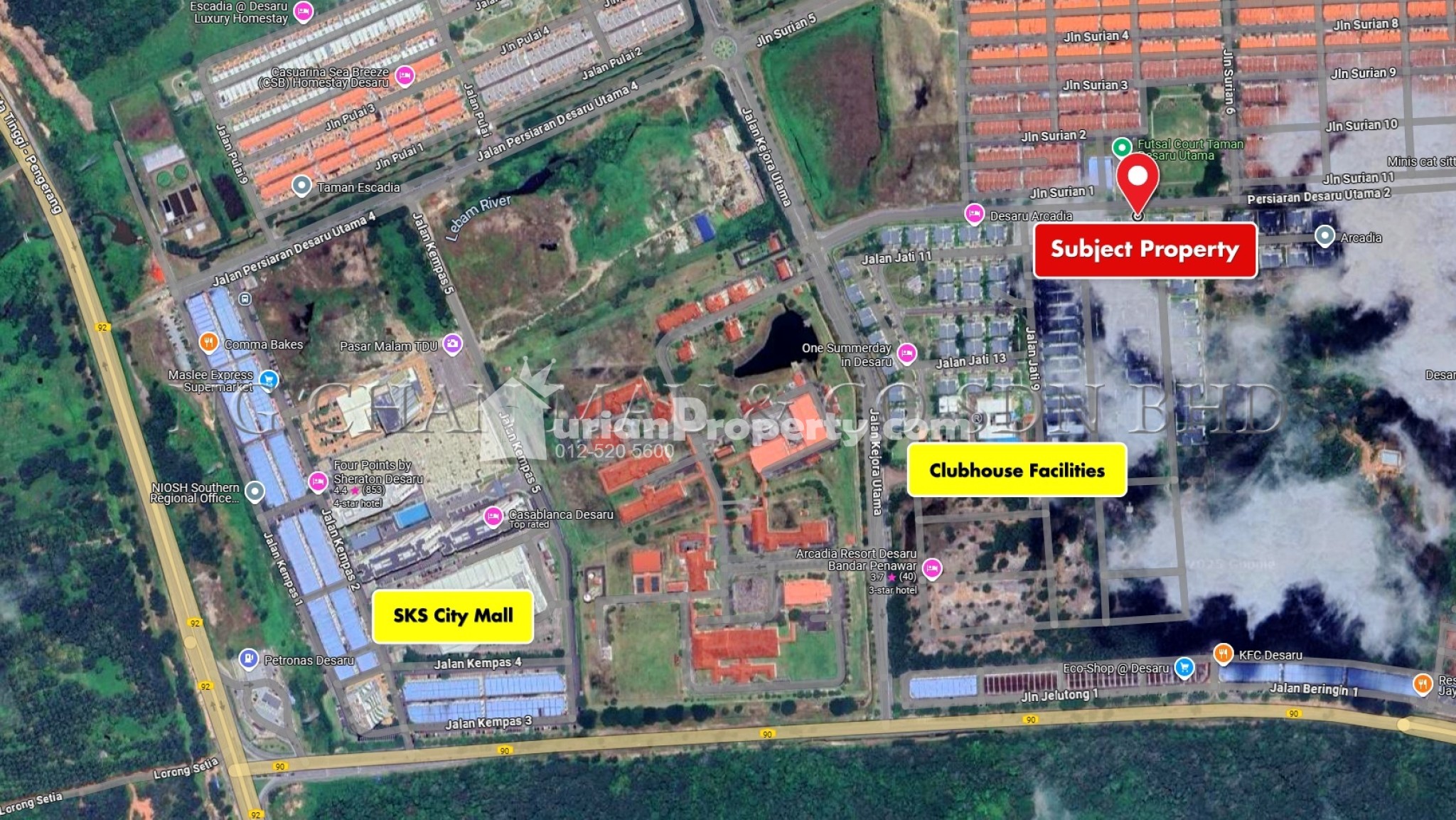 Bungalow House For Auction at Taman Desaru Utama