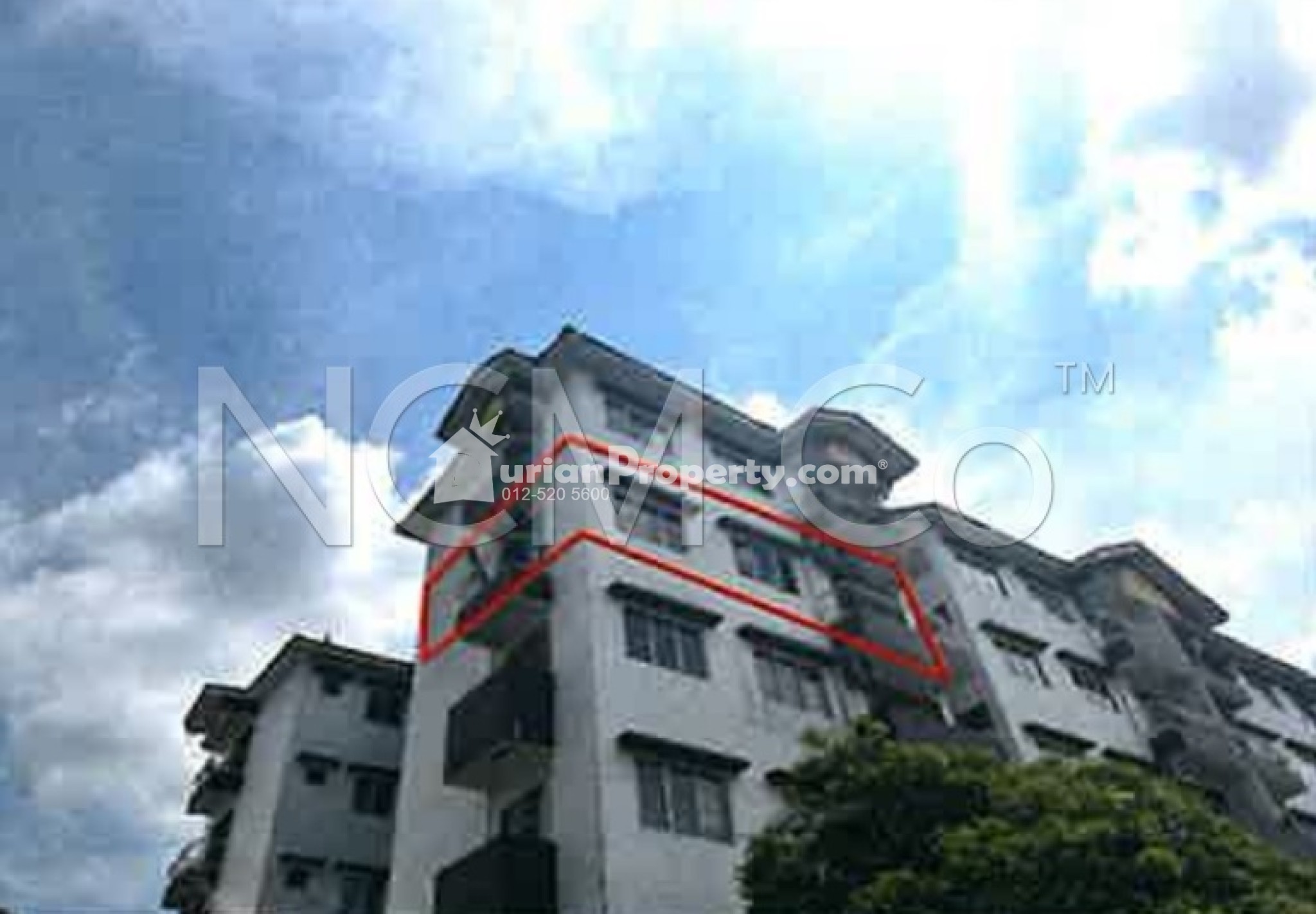 Apartment For Auction at Sri Kenari Apartment (Tampoi Indah)