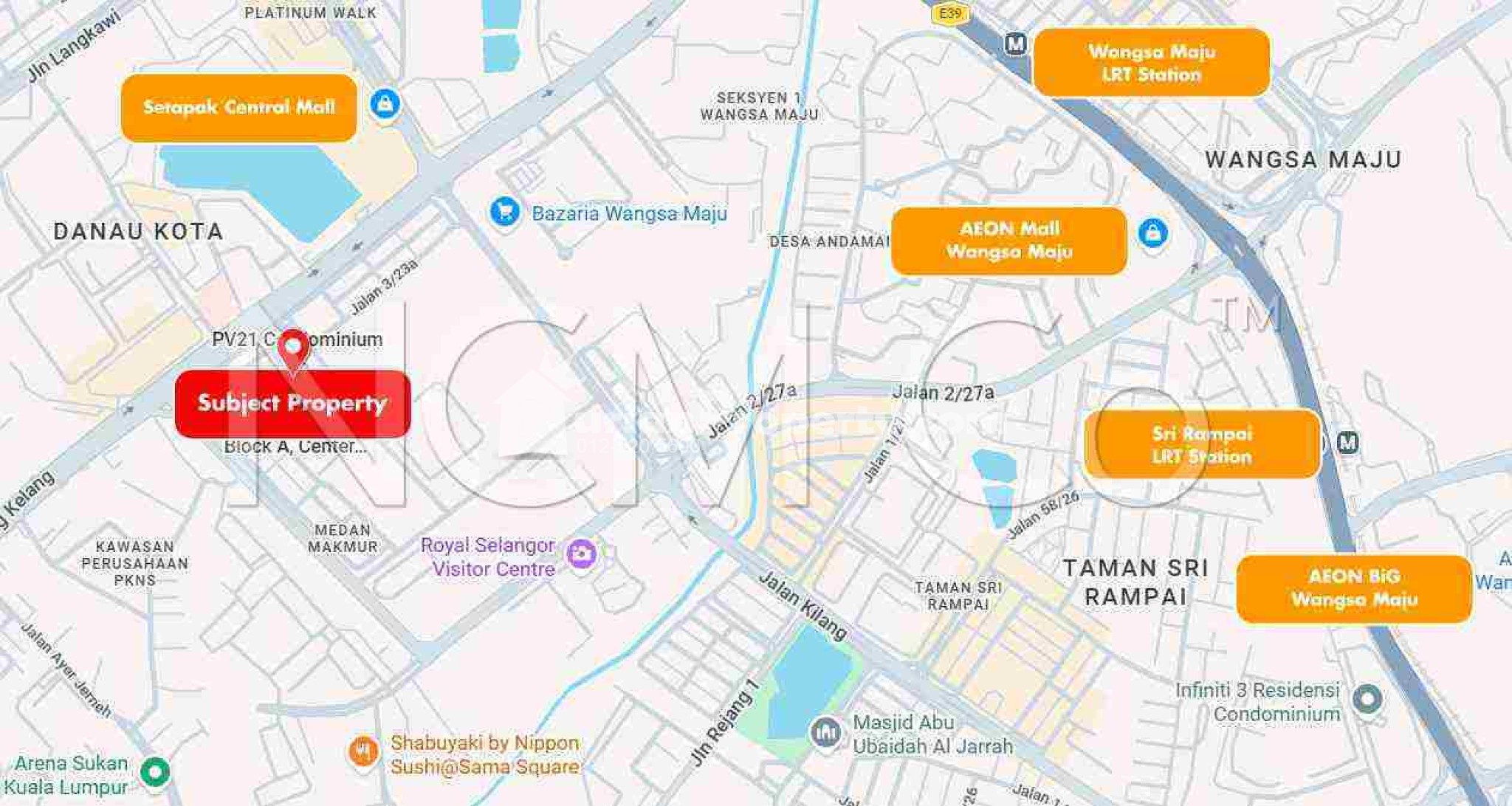Serviced Residence For Auction at Platinum Lake PV21