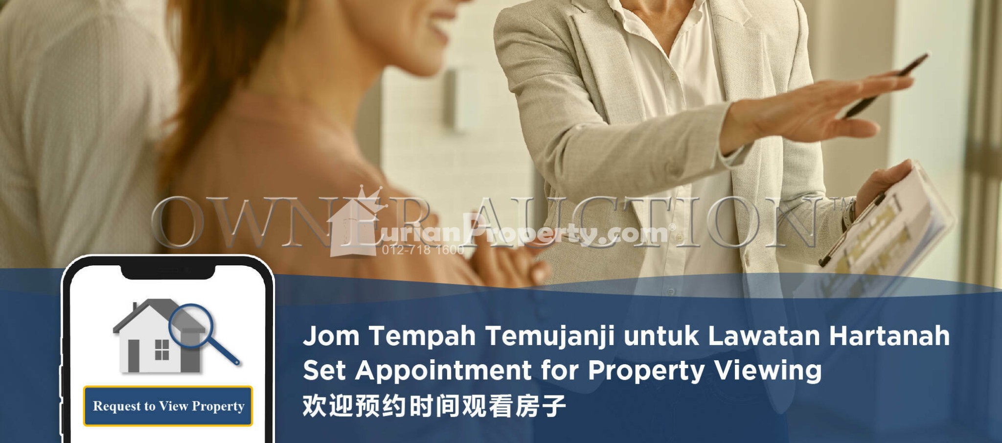 Terrace House For Auction at Taman Radzi