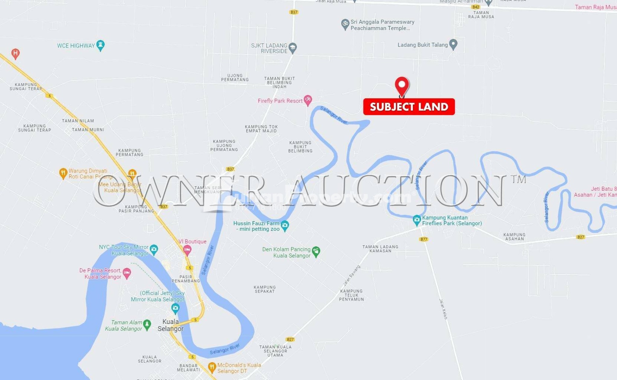 Agriculture Land For Auction at Kuala Selangor