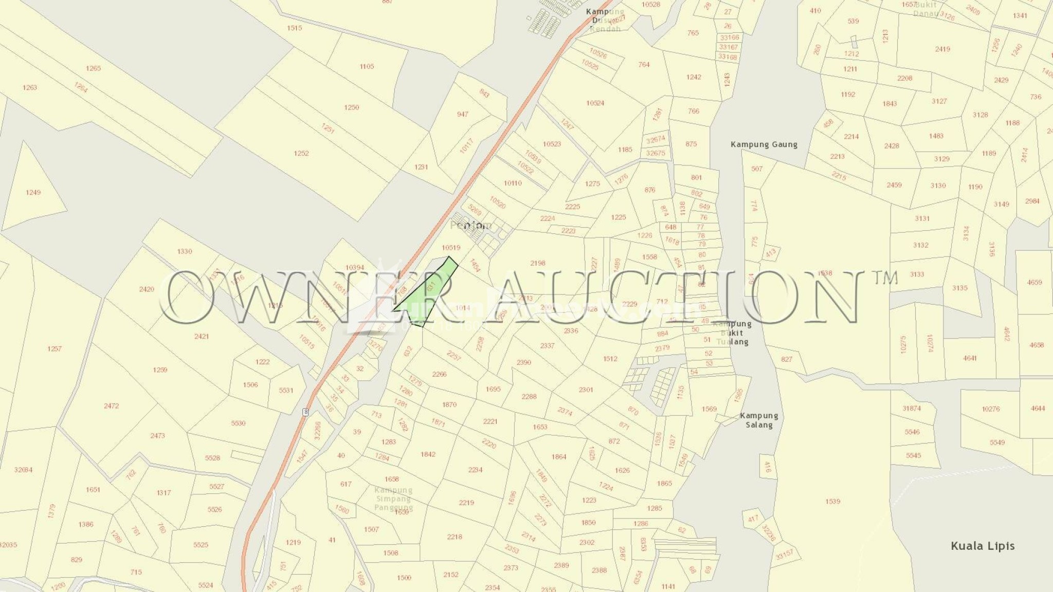 Agriculture Land For Auction at Kuala Lipis