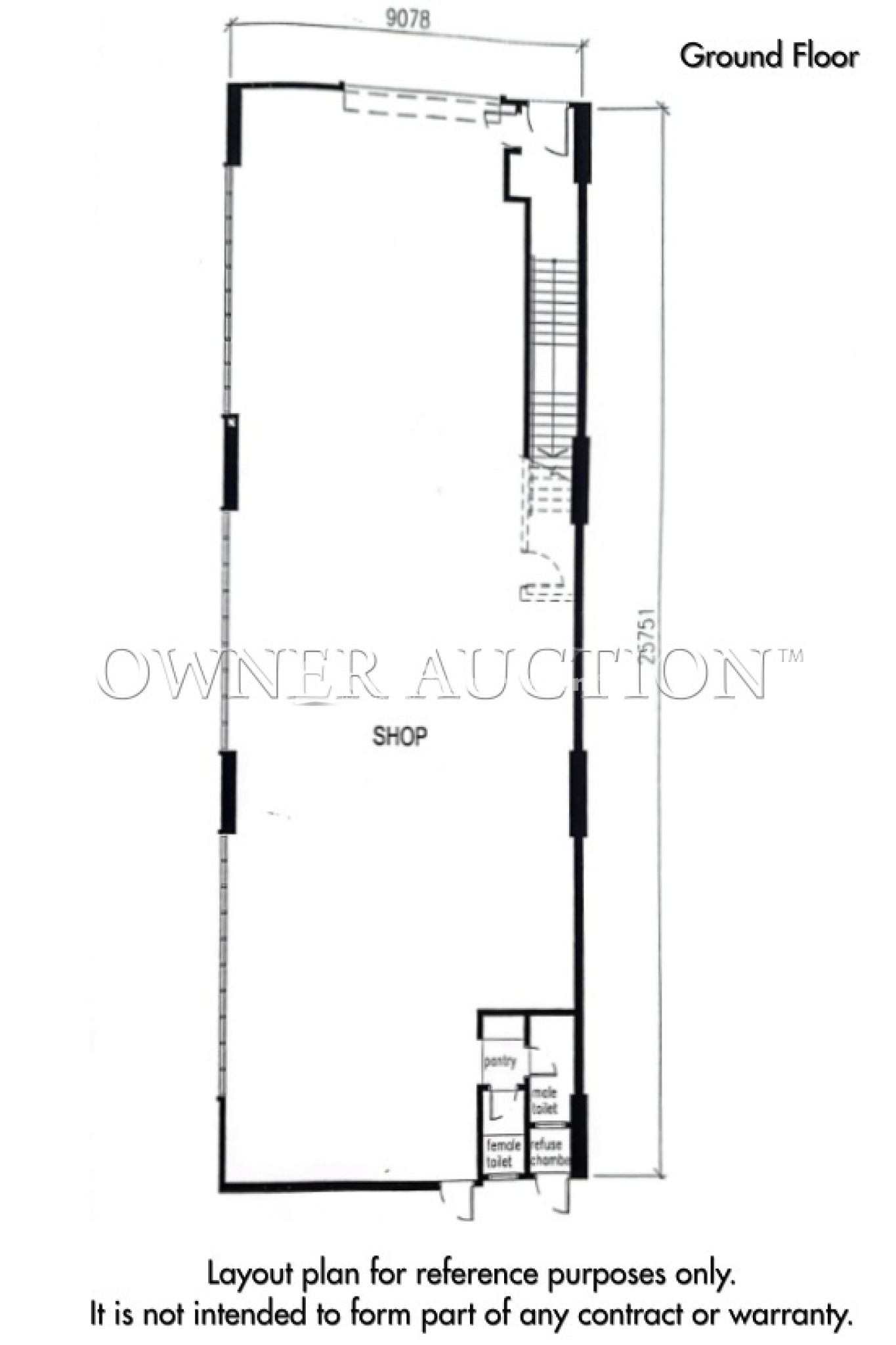 Shop Office For Auction at Section 22