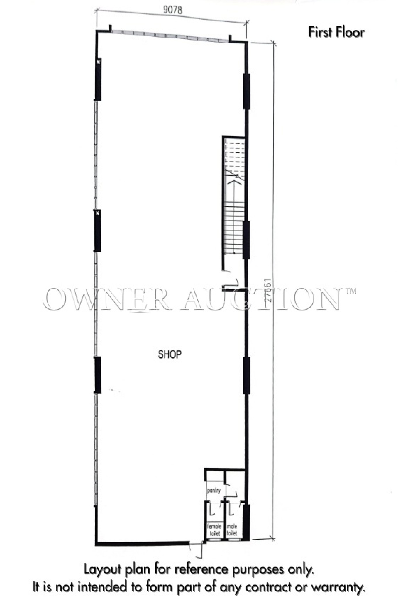 Shop Office For Auction at Section 22