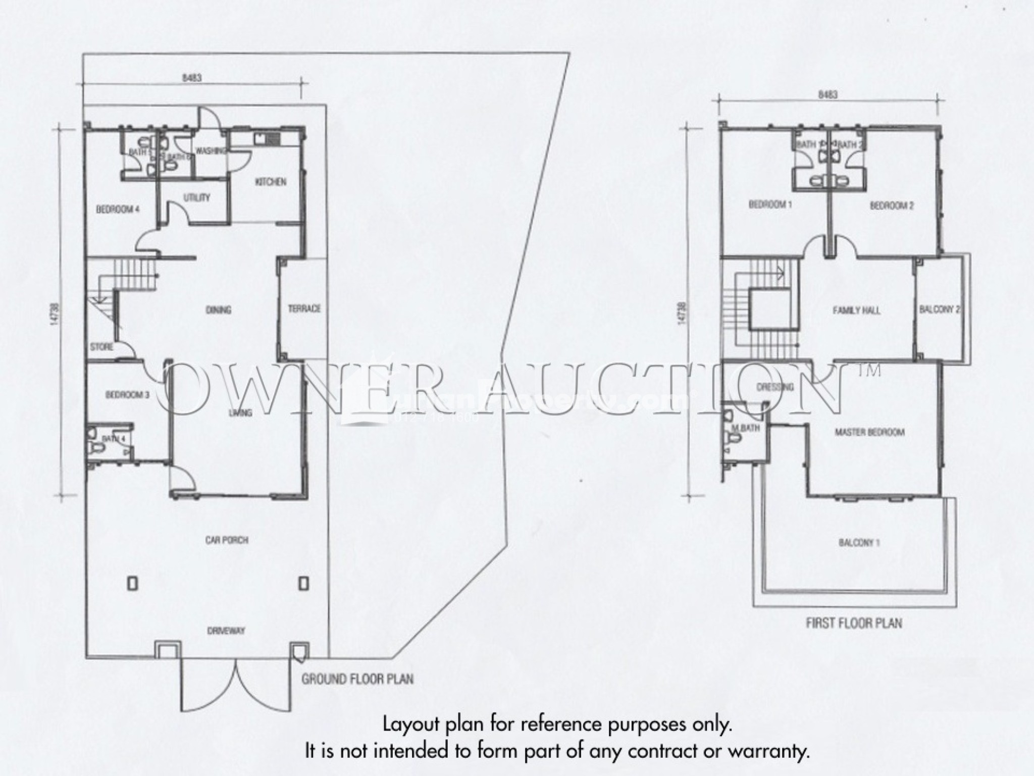 Semi D For Auction at Taman Bukit Citra