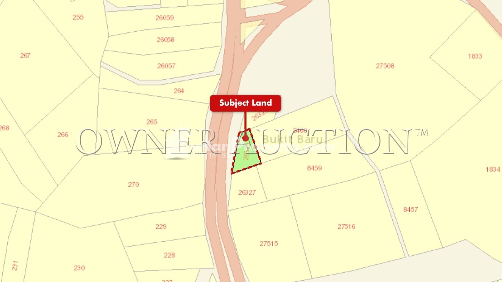 Residential Land For Auction at Bukit Beruang