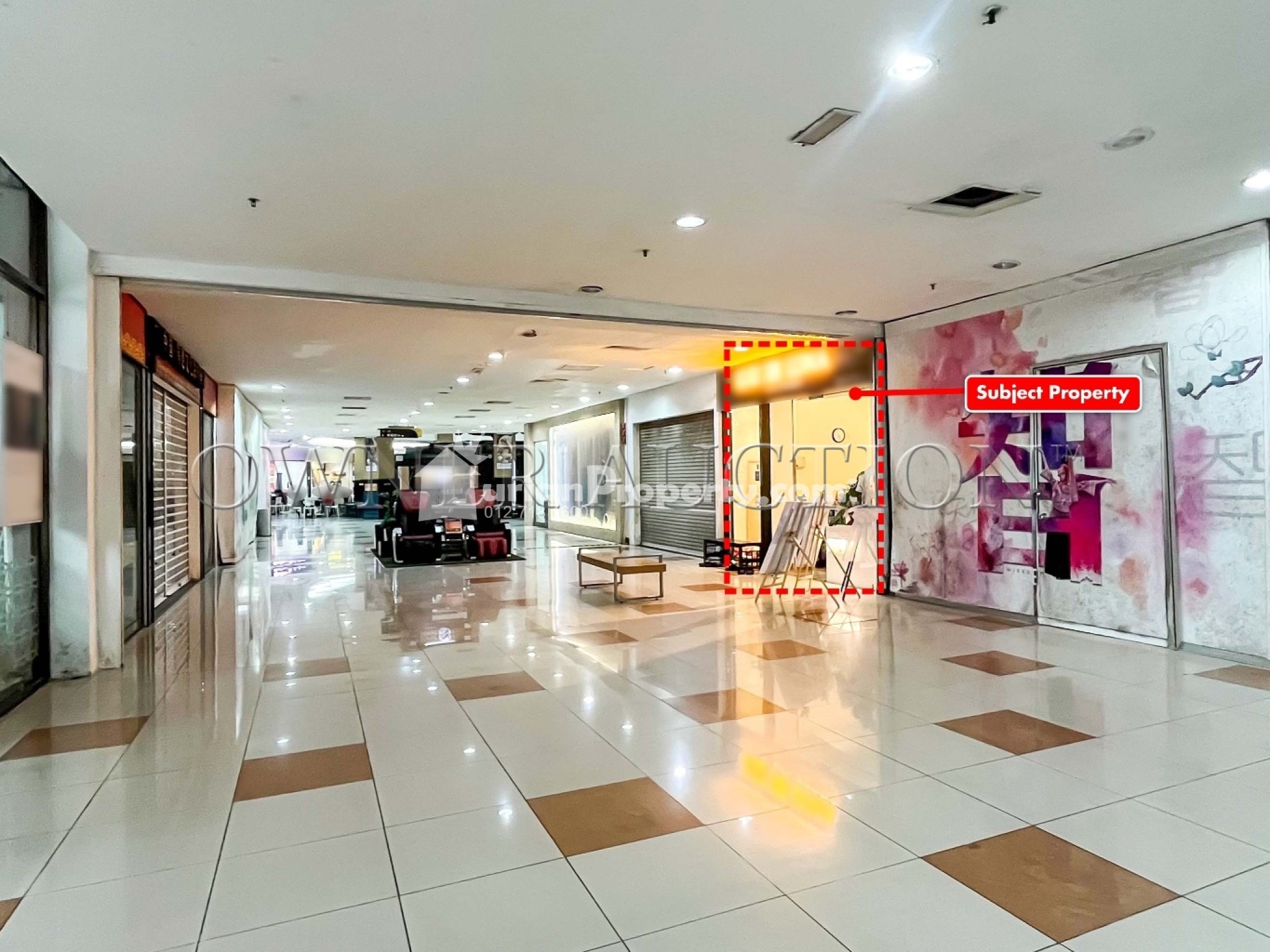 Retail Space For Auction at Dataran Pahlawan Melaka Megamall