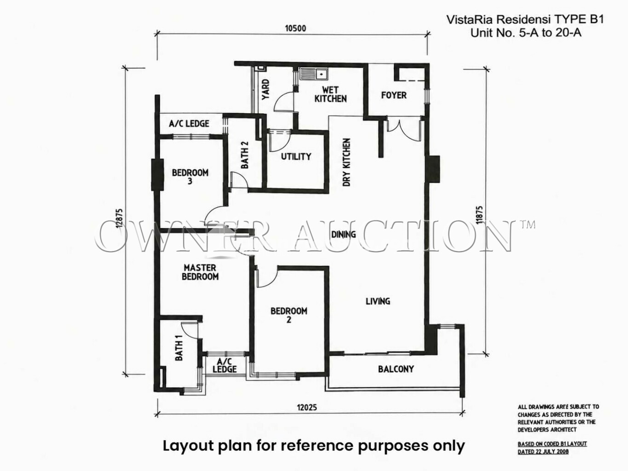 Condo For Auction at Vistaria Residensi