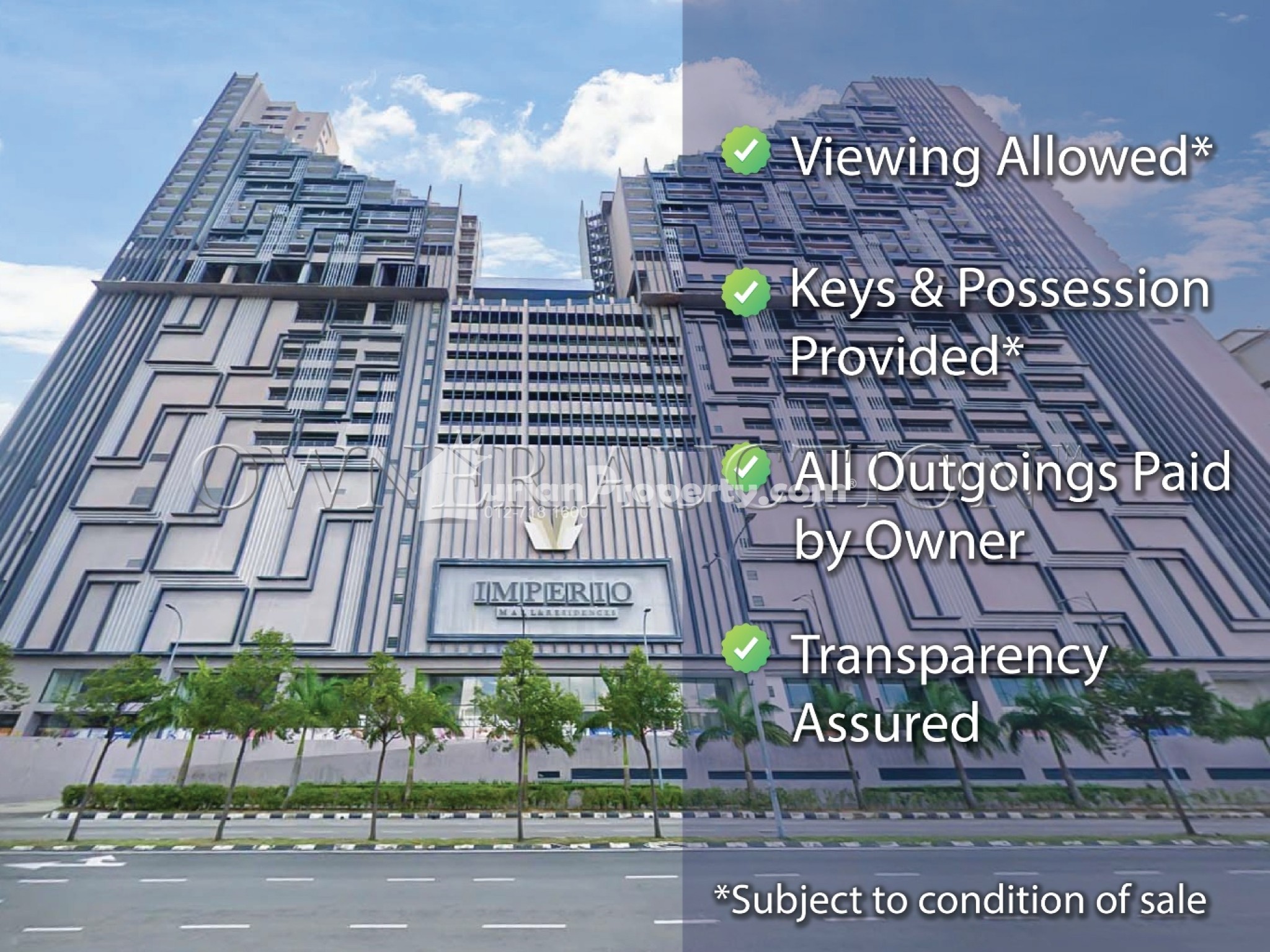 Serviced Residence For Auction at Imperio Residence