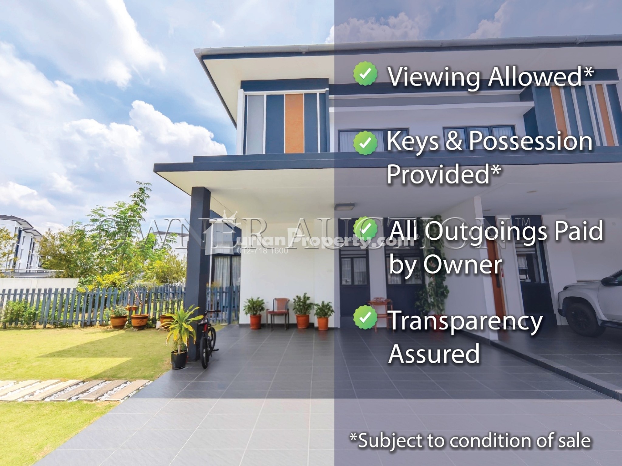 Terrace House For Auction at Eco Ardence