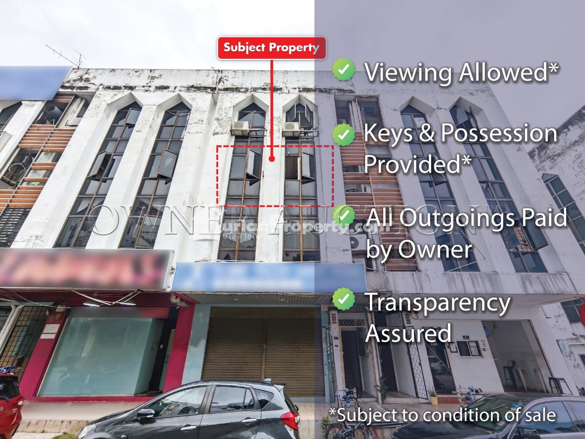 Shop Office For Auction at Section 14