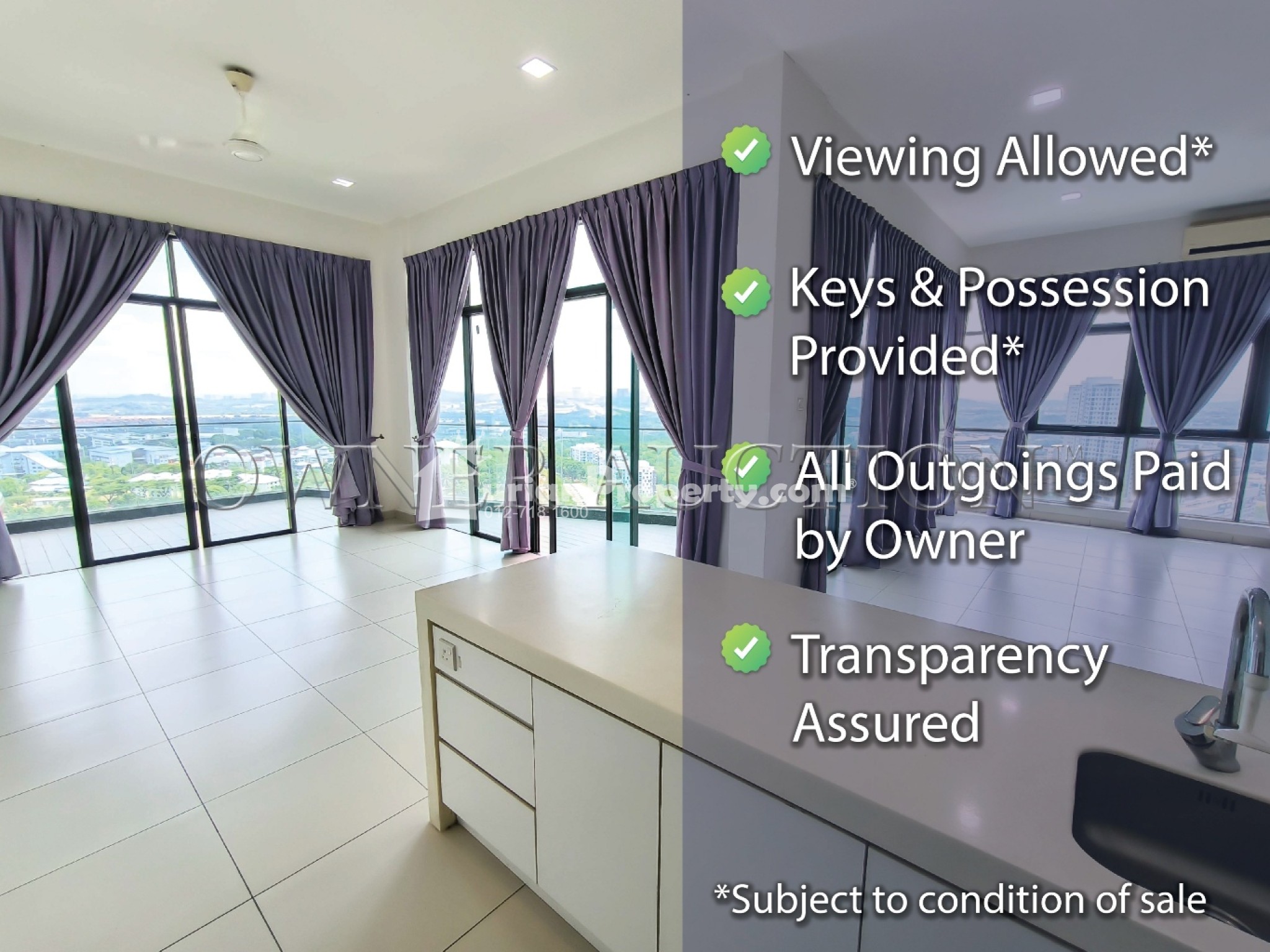 Condo For Auction at Cristal Serin Residence