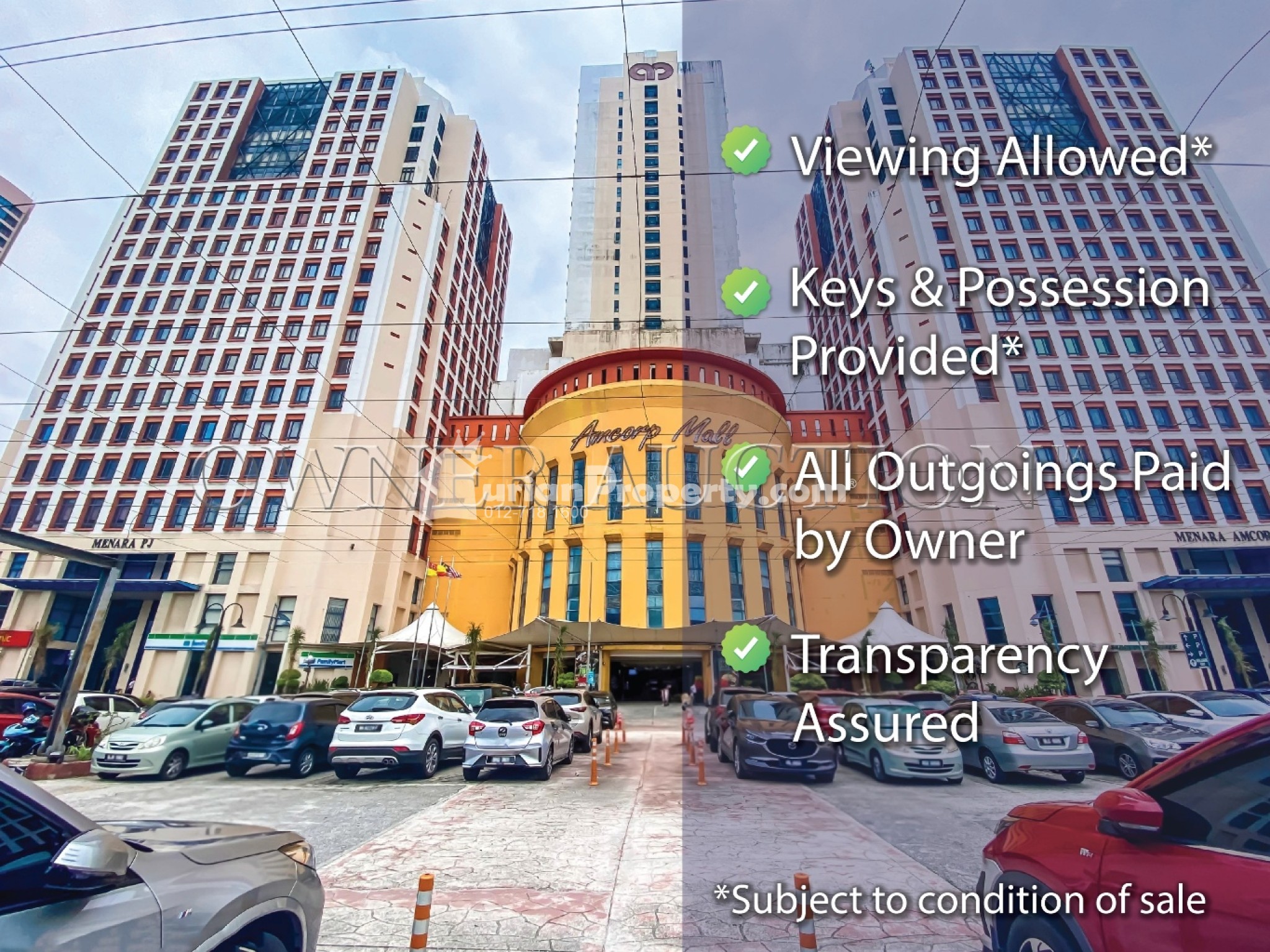 Shop Office For Auction at Amcorp Tower